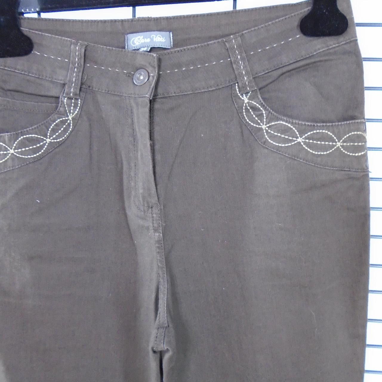 Vintage Women's Jeans Klara Vitti. Brown. S. Used. Good Size 26" / US 2 / IT 38 - 5 Thumbnail