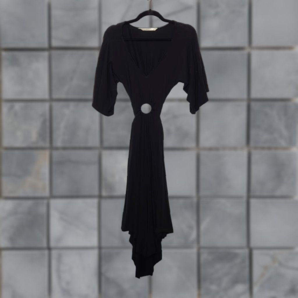 Vintage VINTAGE Zapelle Dress XS Black Midi Open Back Goth Whimsy Y2K Womens Women XS Black Midi Open Back Goth Whimsy Zapelle Dress Size XS / US 0-2 / IT 36-38 - 1 Thumbnail