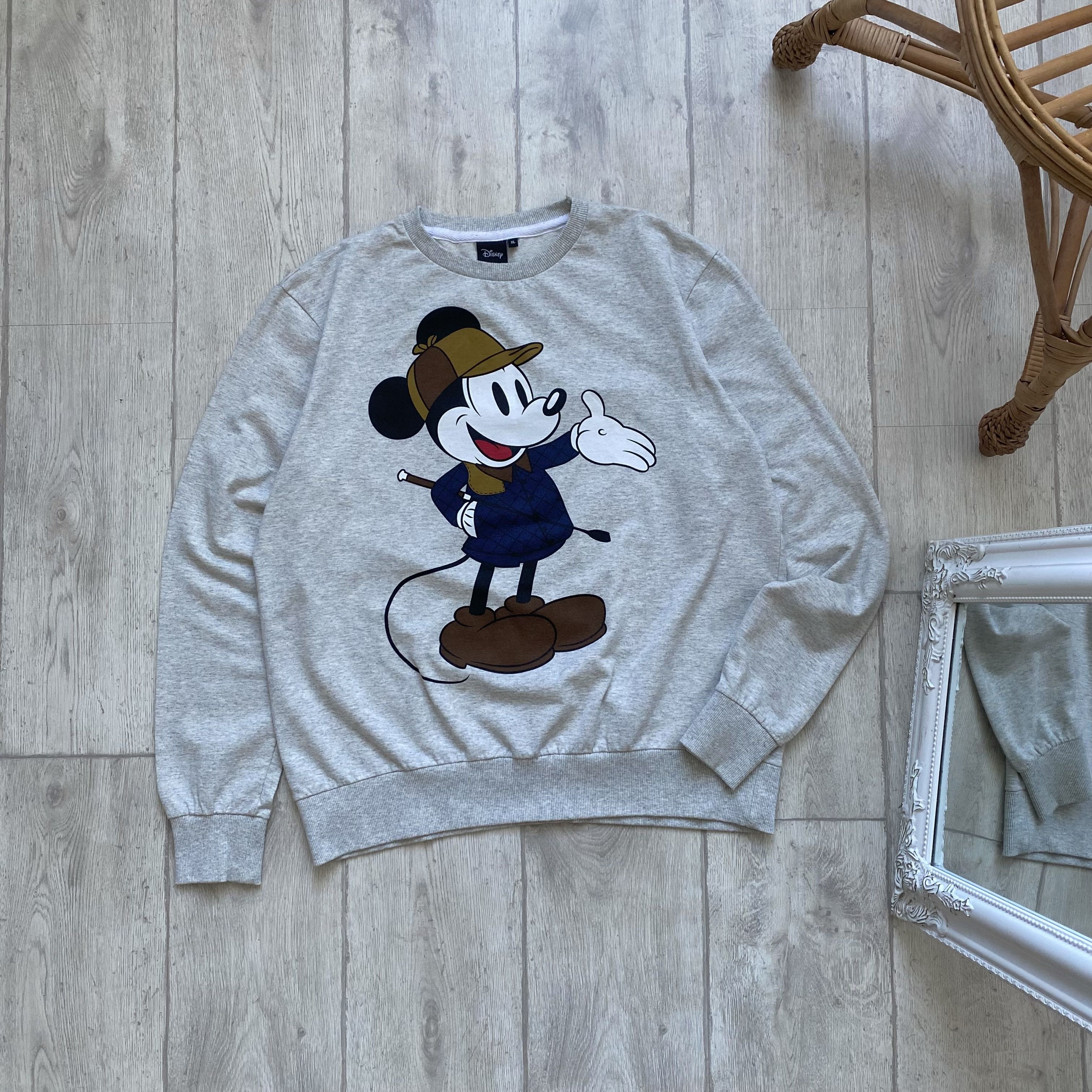 Disney 🐭 Rare Disney Mickey Mouse Sweatshirt Looney Tunes Size US L / EU 52-54 / 3 - 1 Thumbnail