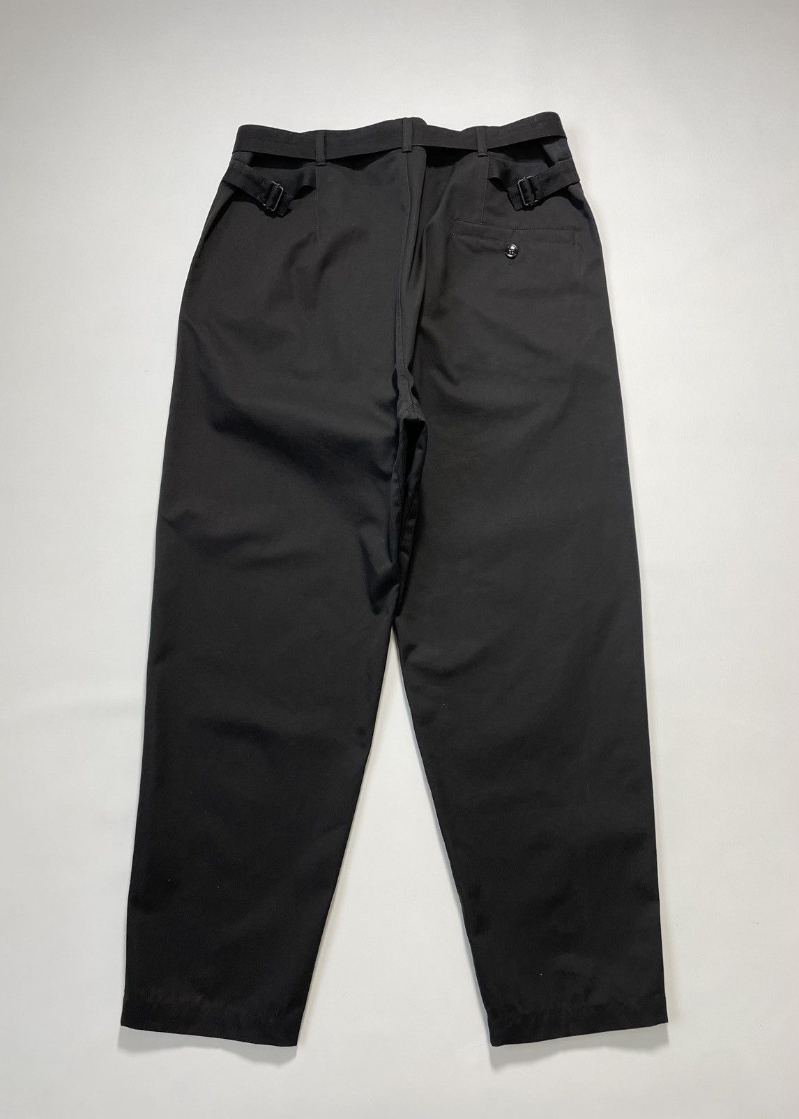 Lemaire S/S 24 Black ‘Belted Carrot Trousers’ Size US 34 / EU 50 - 11 Thumbnail