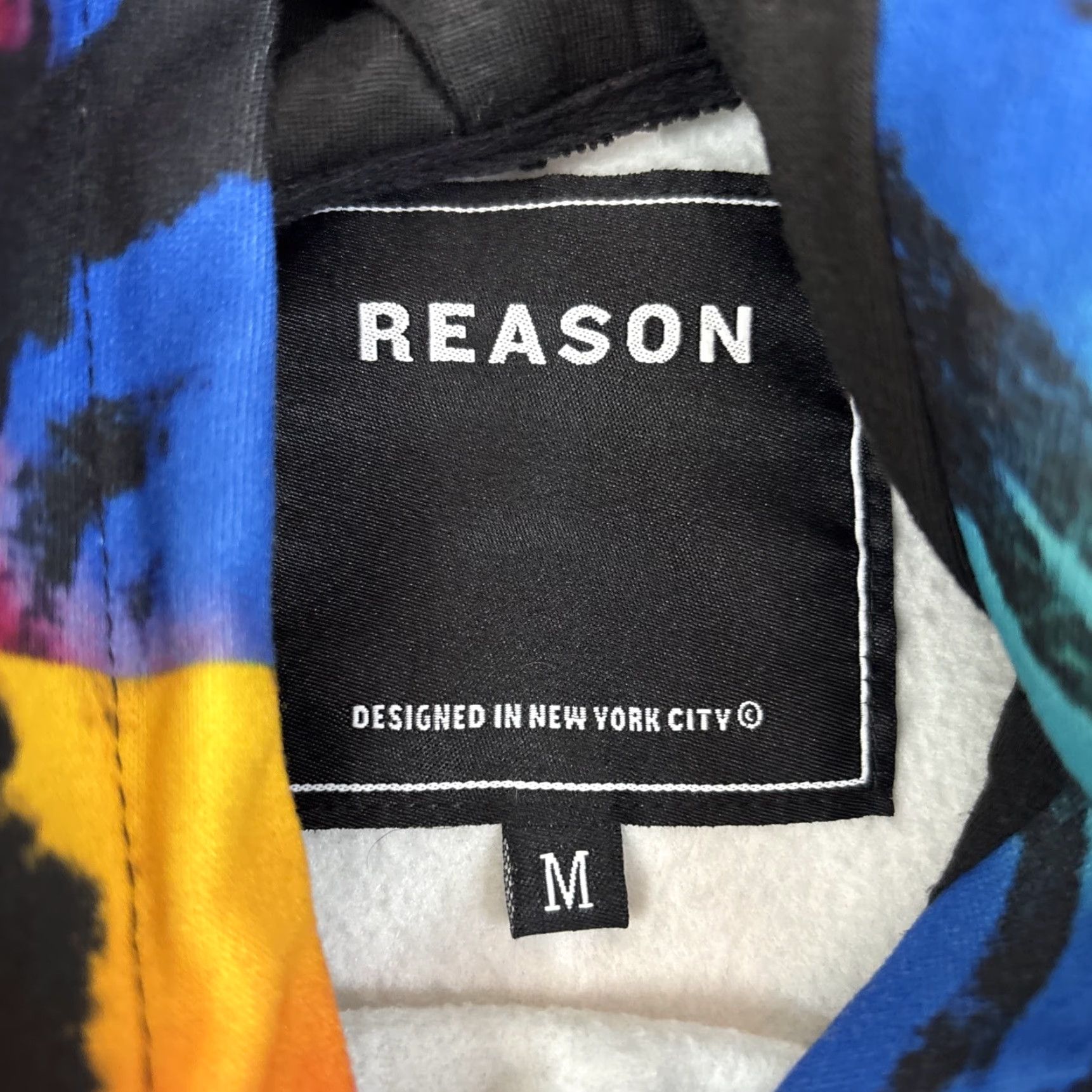 Reason REASON MEN'S CLOTHING MULTI-COLOR PULLOVER HOODIE SWEATSHIRT SIZE M Size US M / EU 48-50 / 2 - 4 Thumbnail