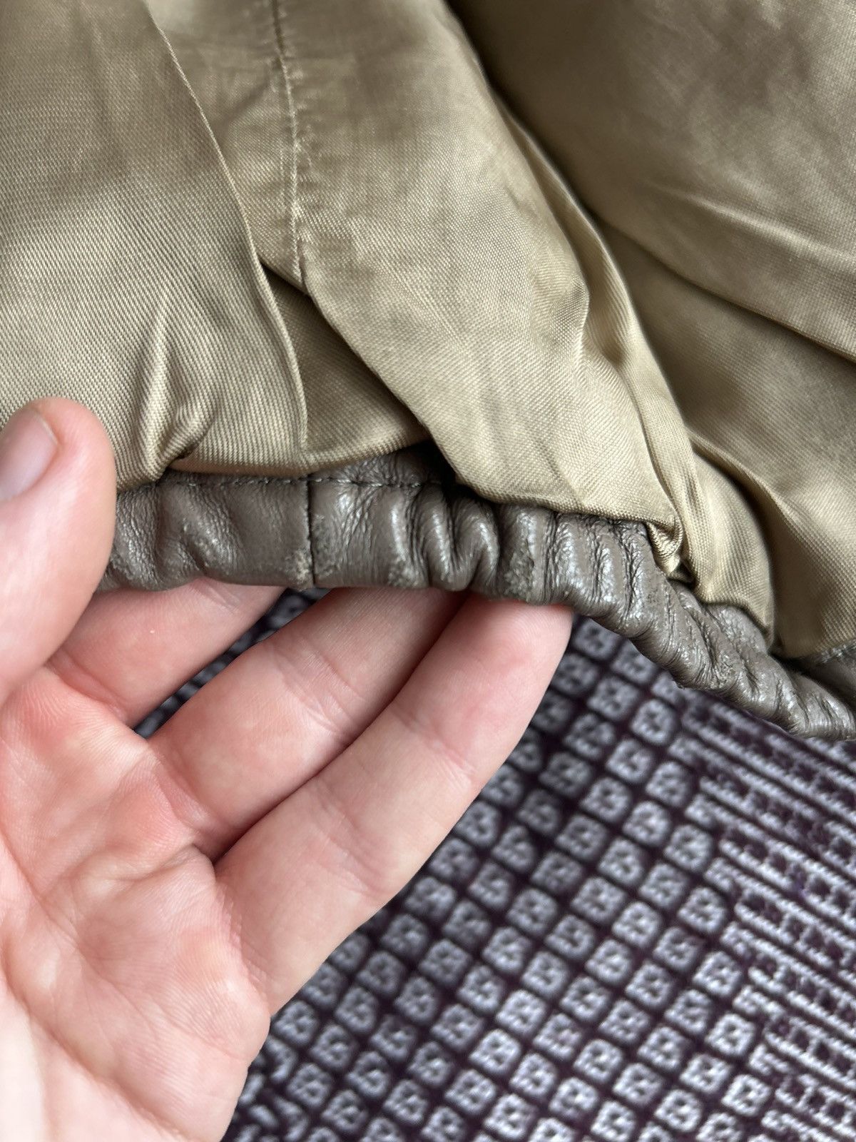 Genuine Leather Vintage Leather Jacket Solid Style Unisex 80s Size Small Size US S / EU 44-46 / 1 - 14 Thumbnail