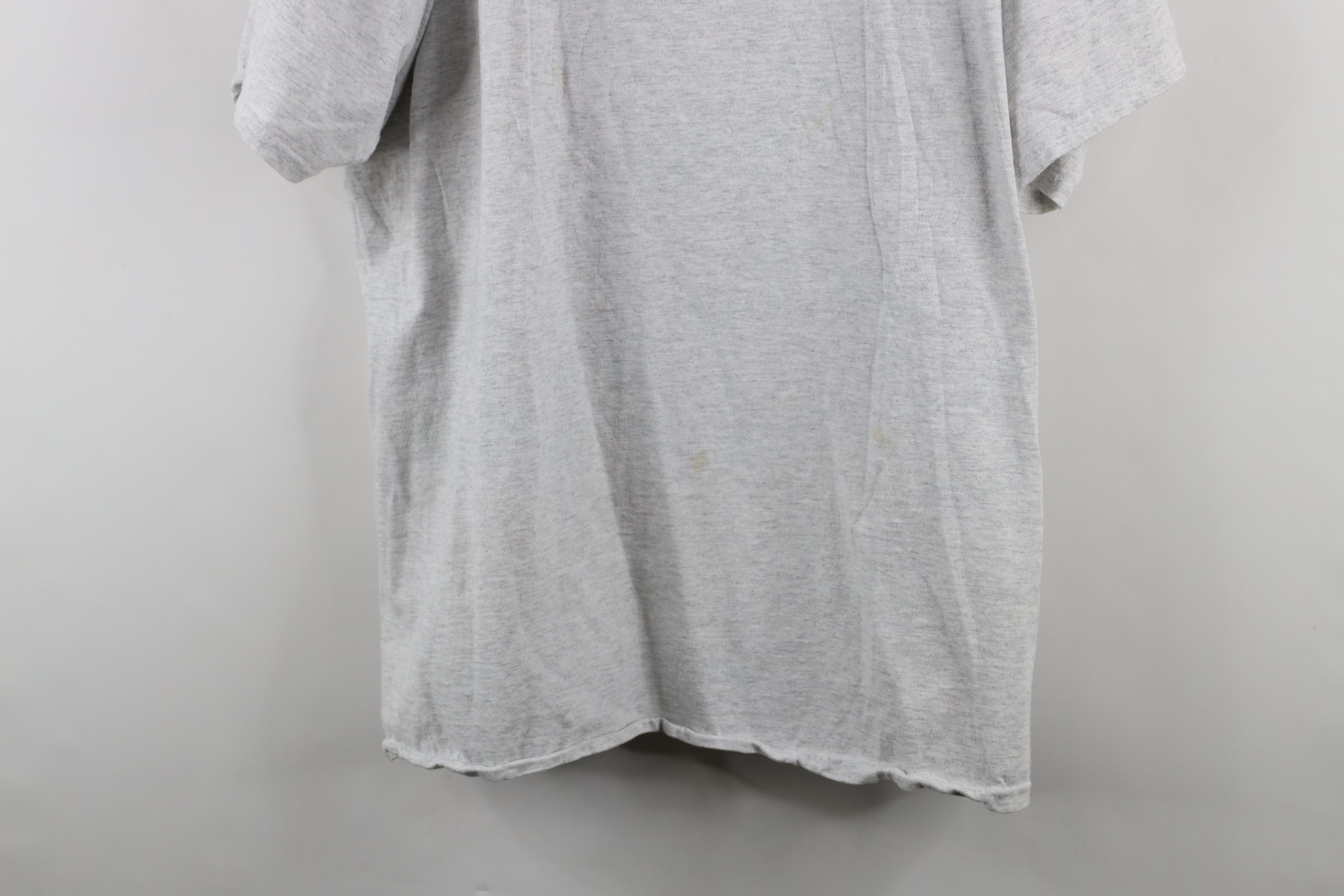 Vintage Y2K Streetwear Blank Short Sleeve T-Shirt Heather Gray Size US XXL / EU 58 / 5 - 3 Thumbnail