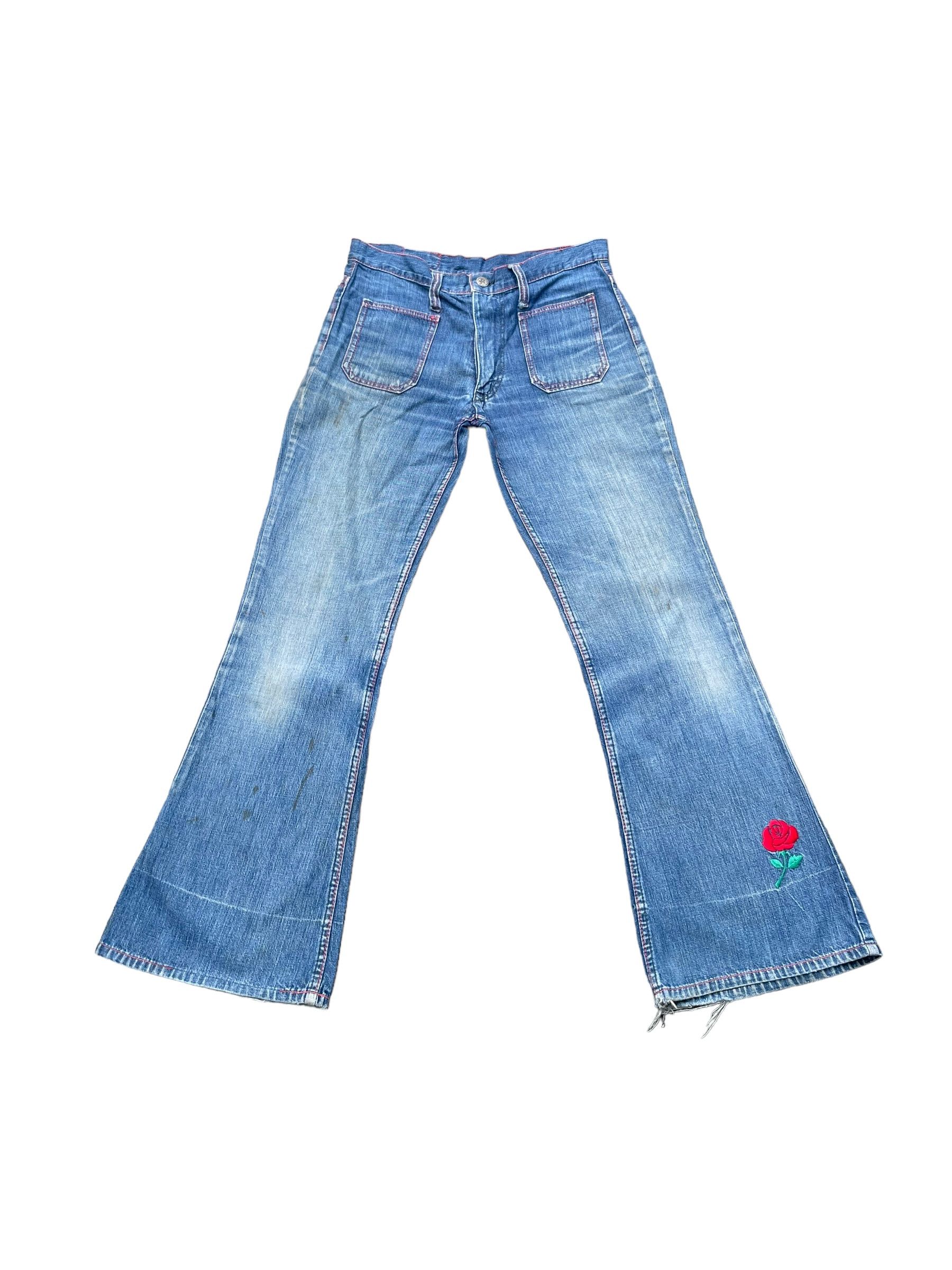 Japanese Brand Vintage Flare Jeans East Denim Size 29" - 1 Thumbnail