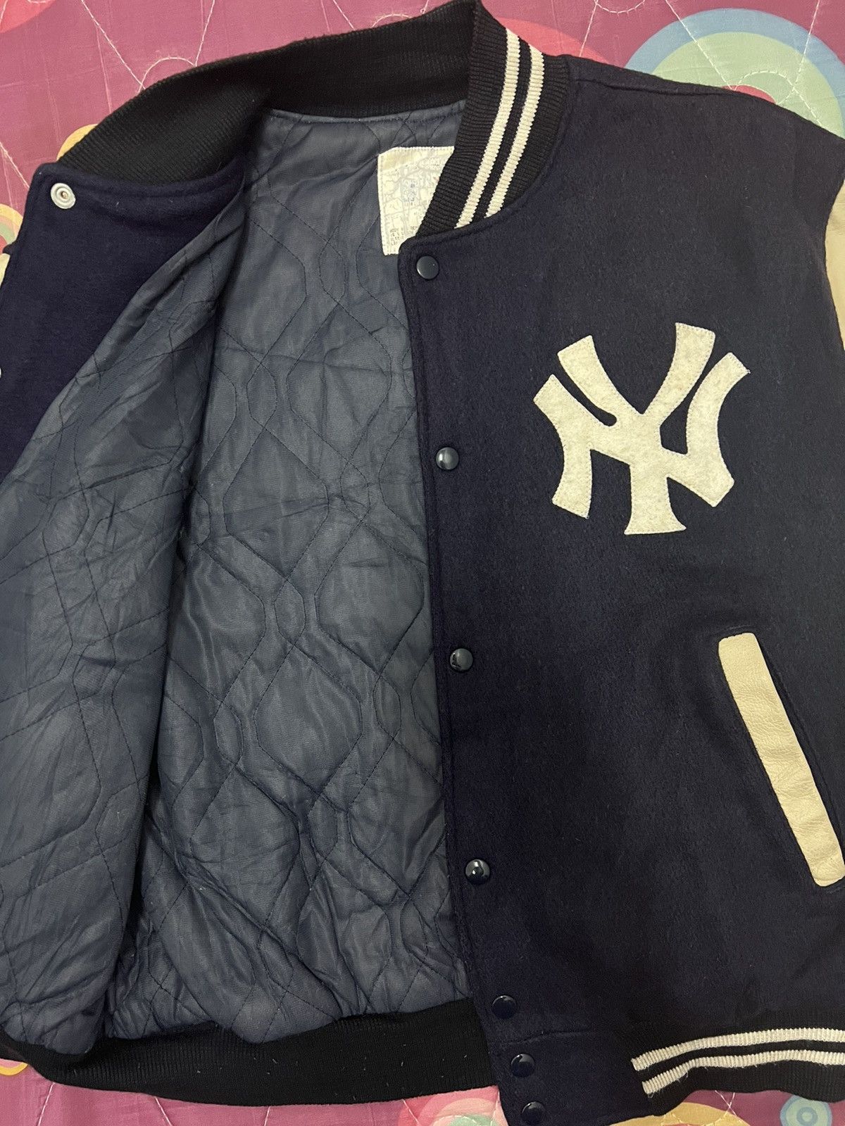 New York Yankees Vintage New York Yankees Old School Varsity Jacket Size US M / EU 48-50 / 2 - 15 Thumbnail