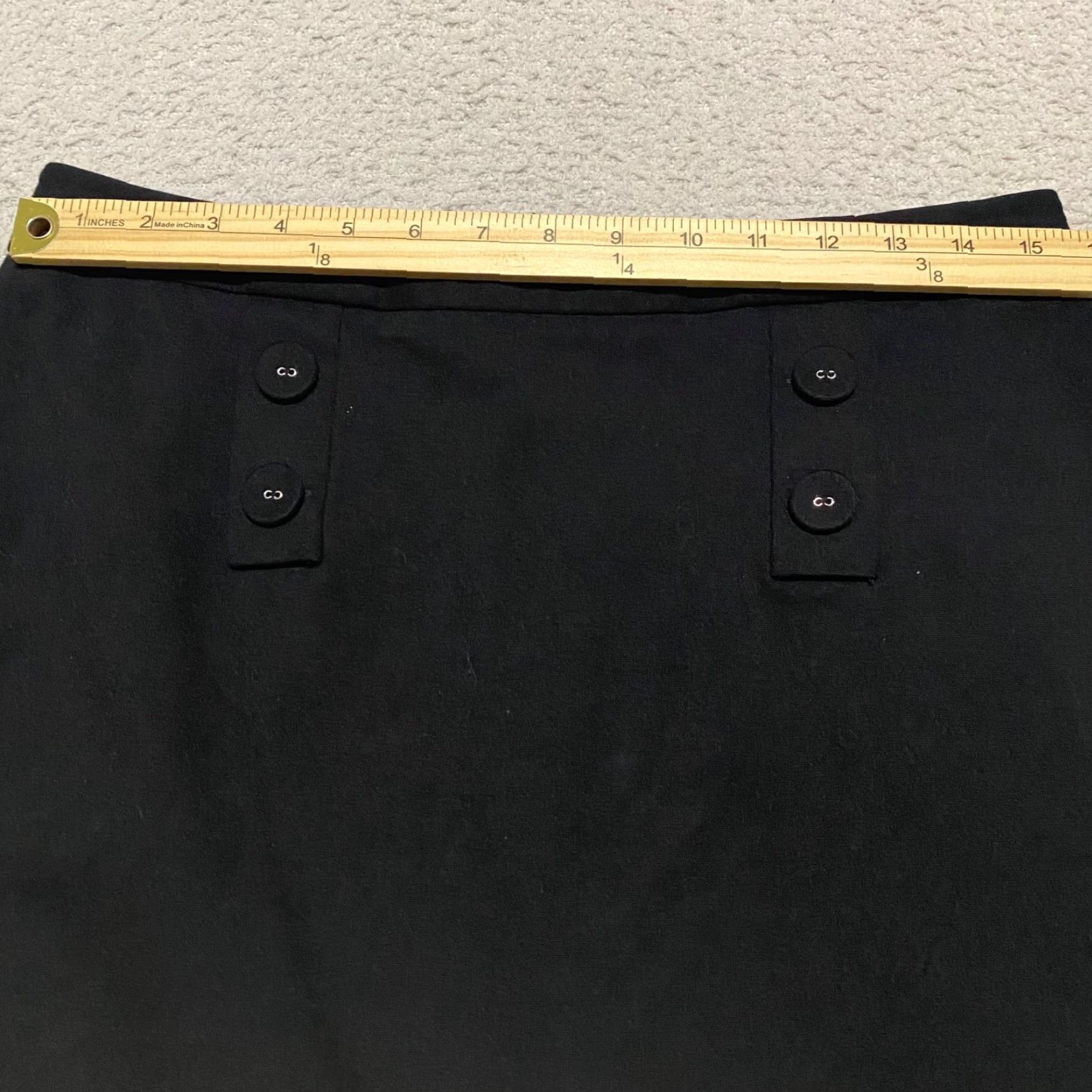 Talbots Talbots Skirt Womens 10P Black Pencil Straight Knit Office Petites Size 32" / US 10 / IT 46 - 4 Thumbnail