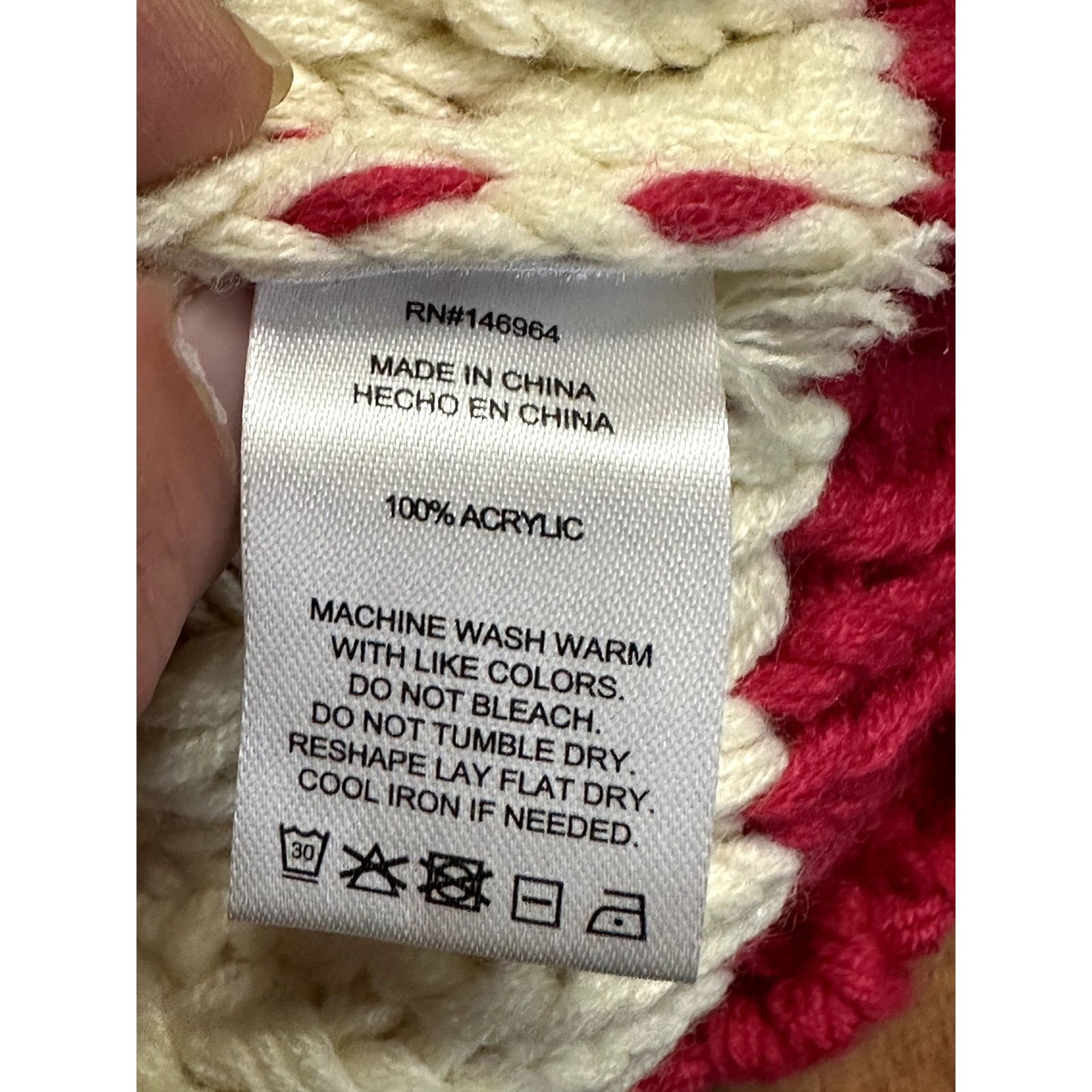 Other Gary Collective Preppy Striped Turtleneck Pink Cream Knit L Size L / US 10 / IT 46 - 9 Thumbnail