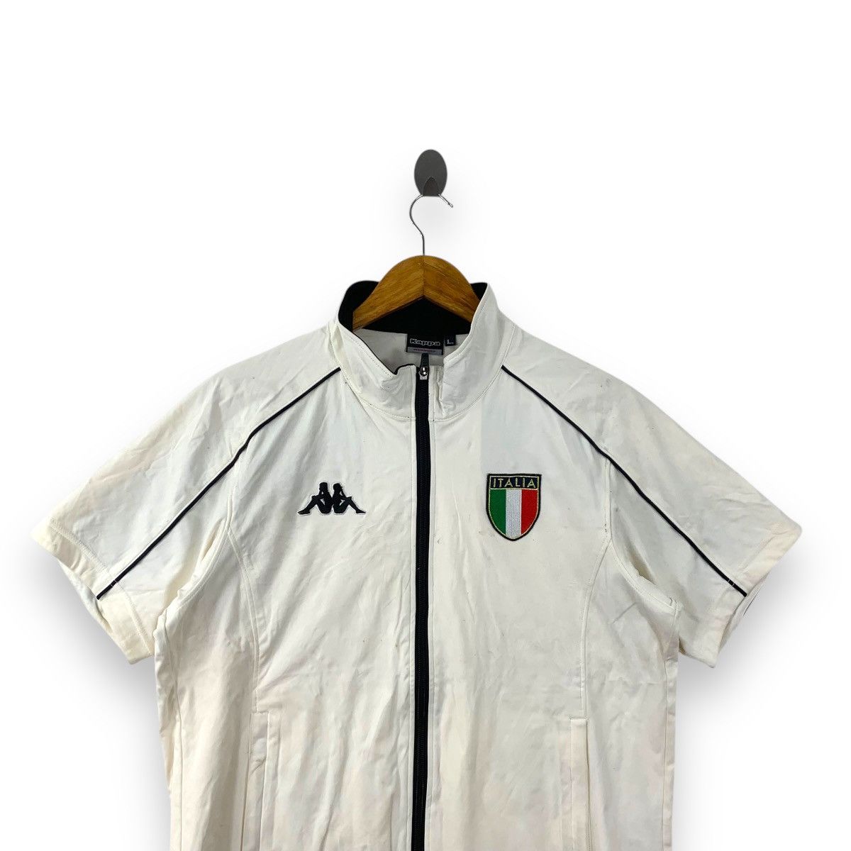 Kappa Vintage KAPPA ITALIA SPORTSWEAR Zipper Sweater Warm Size L / US 10 / IT 46 - 2 Thumbnail