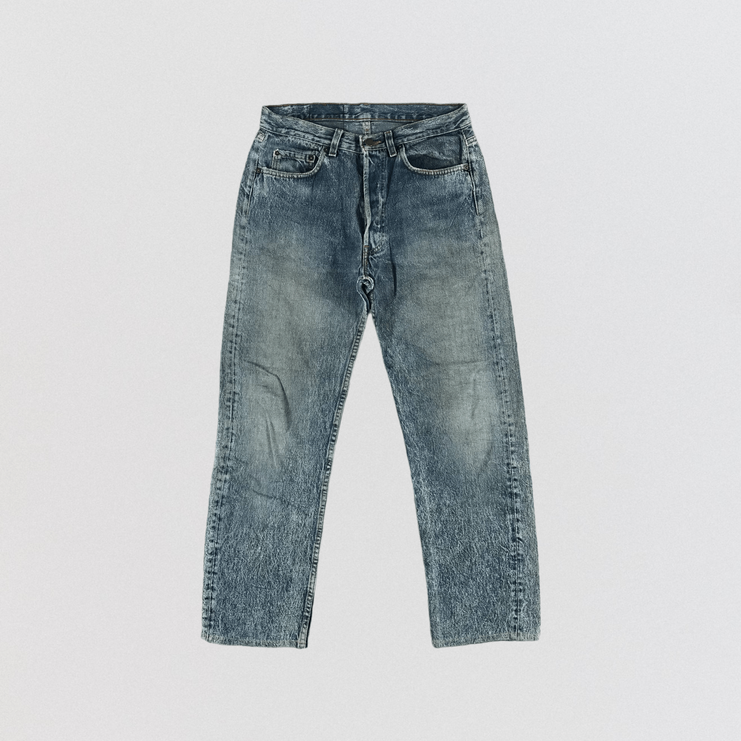 Levi's × Levi's Vintage Clothing × Vintage Vintage 90s Faded Black Levis 501 Jeans-JM2843 Size US 32 / EU 48 - 1 Thumbnail