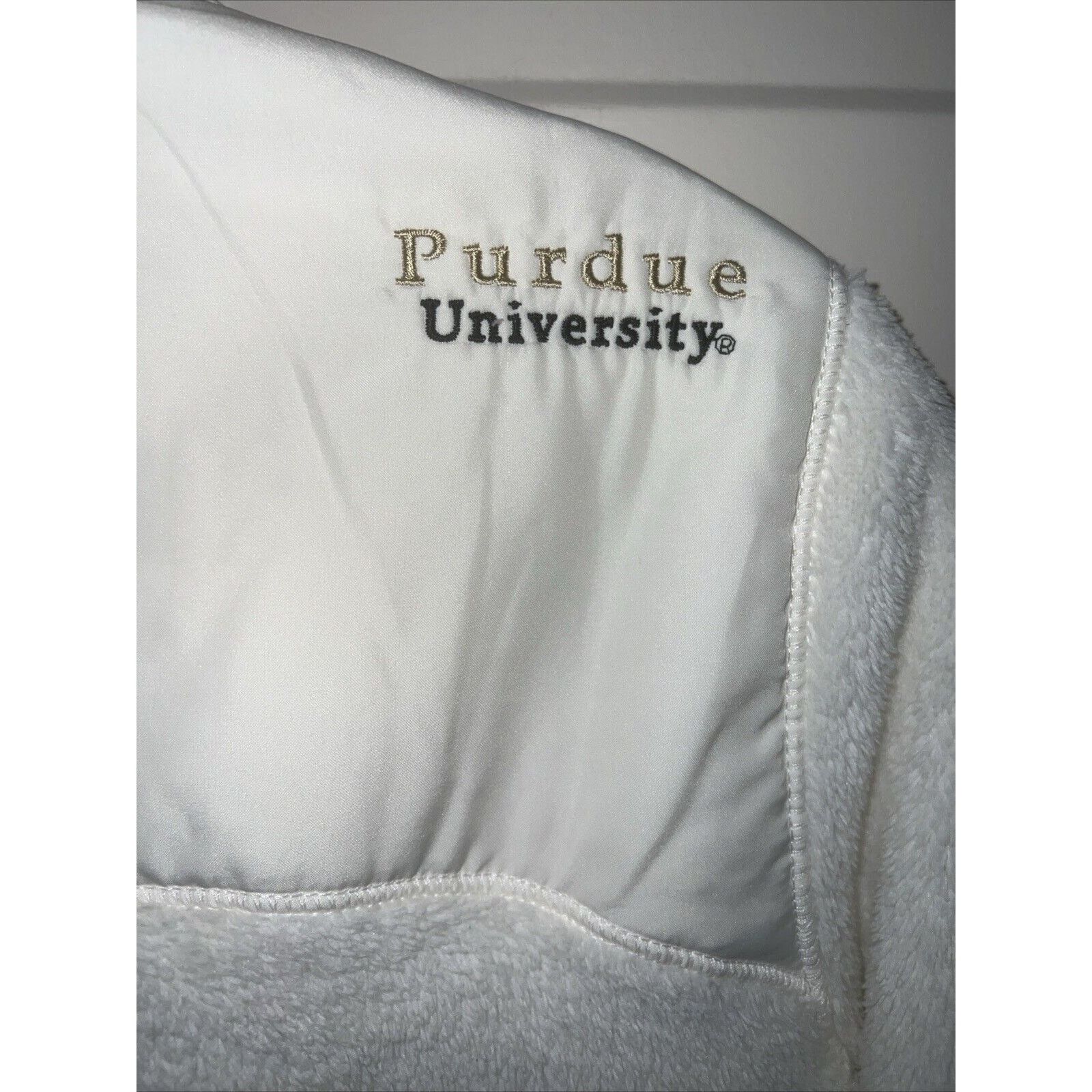 Champion Perdue Boilmakers Jacket Fleece Sweater White Medium Sherpa Size US M / EU 48-50 / 2 - 9 Thumbnail
