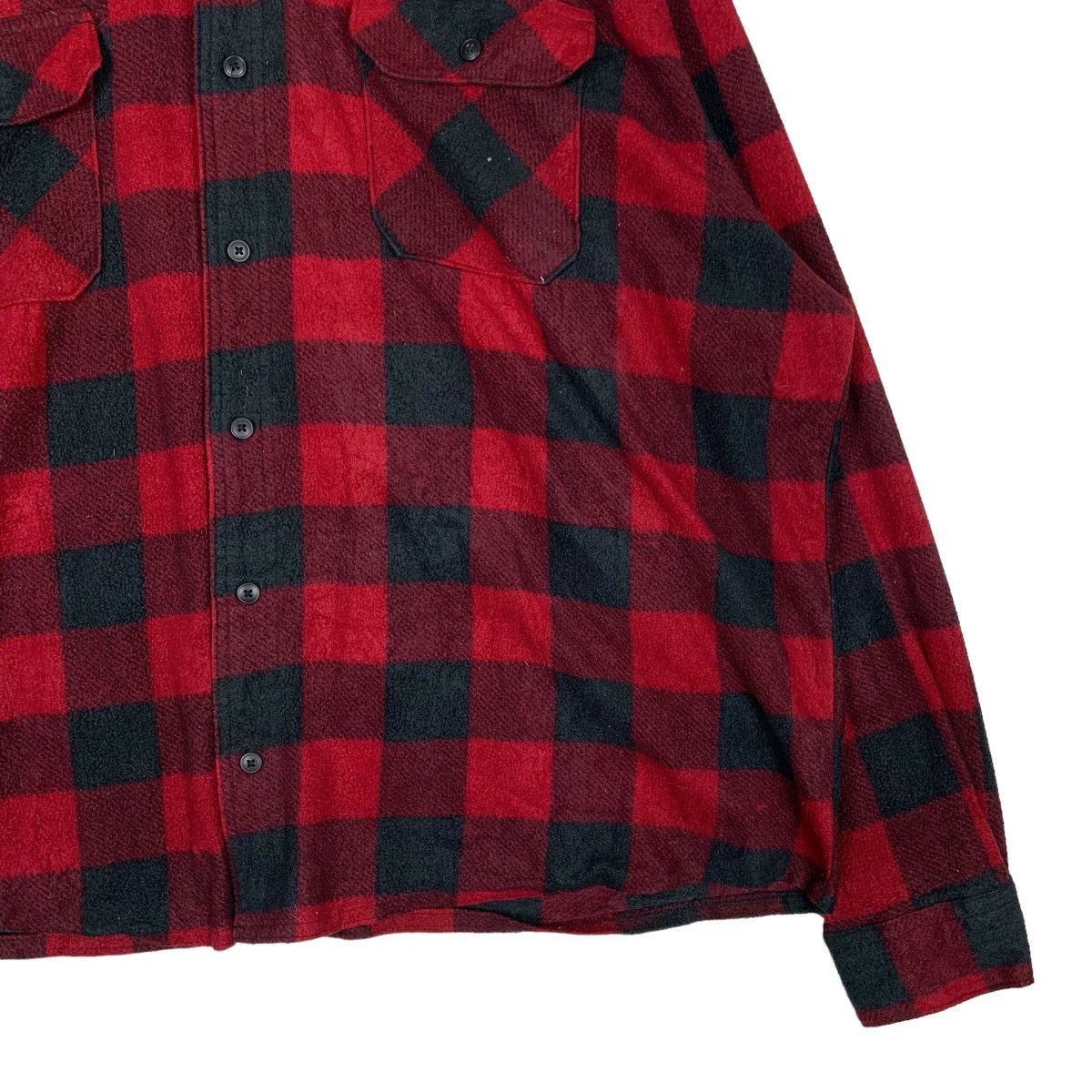 Wrangler WRANGLER Checked Flannel Plaid Button Up Shirt #0417-C19 Size US XXL / EU 58 / 5 - 4 Thumbnail