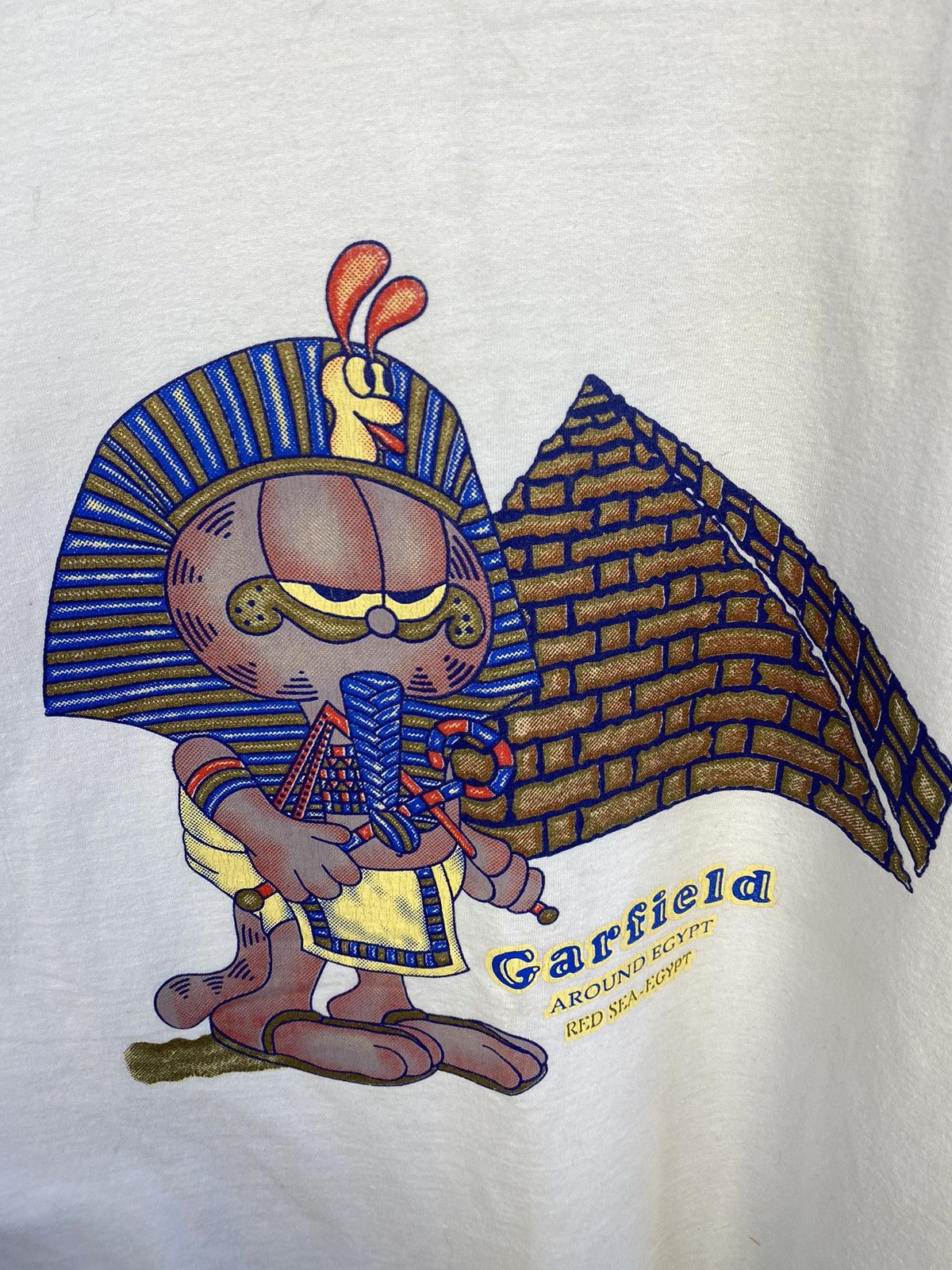 Band Tees × Vintage Vintage Garfield Egypt shirt Size US M / EU 48-50 / 2 - 2 Thumbnail