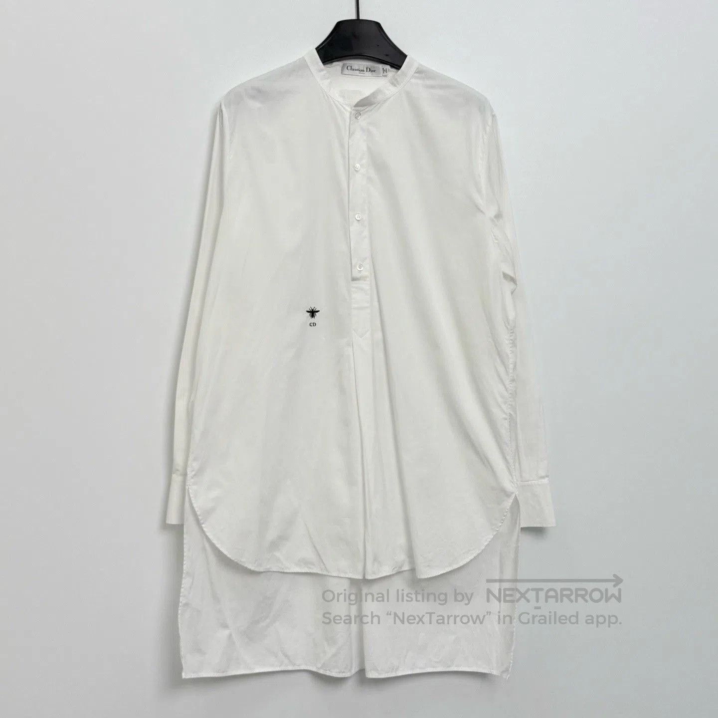 Dior Dior Small Bee Embroidery White Shirt. Size US XXS / EU 40 - 1 Thumbnail