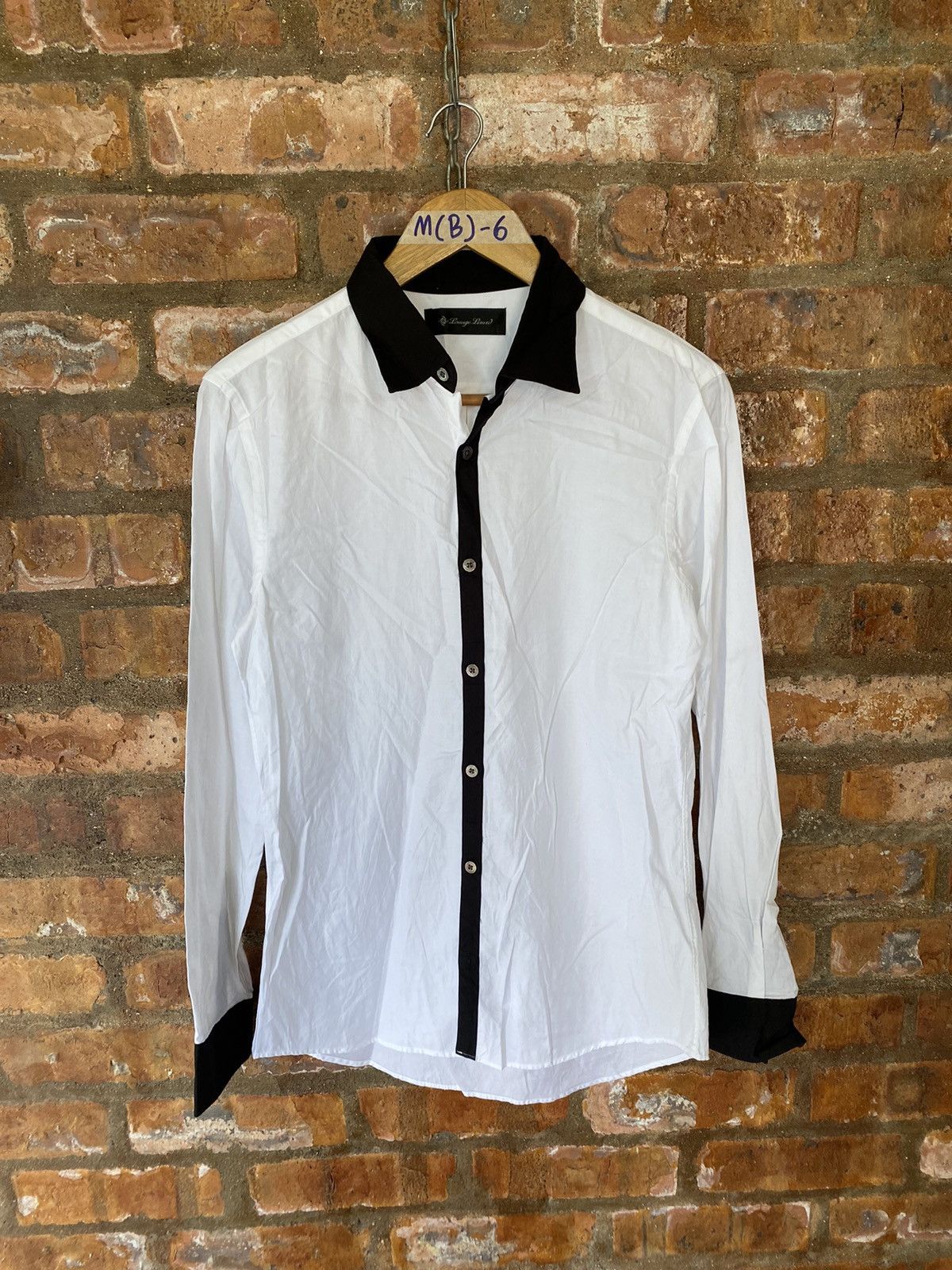 Lounge Lizard 2000s Lounge Lizard black Stripe button up Size US M / EU 48-50 / 2 - 2 Thumbnail