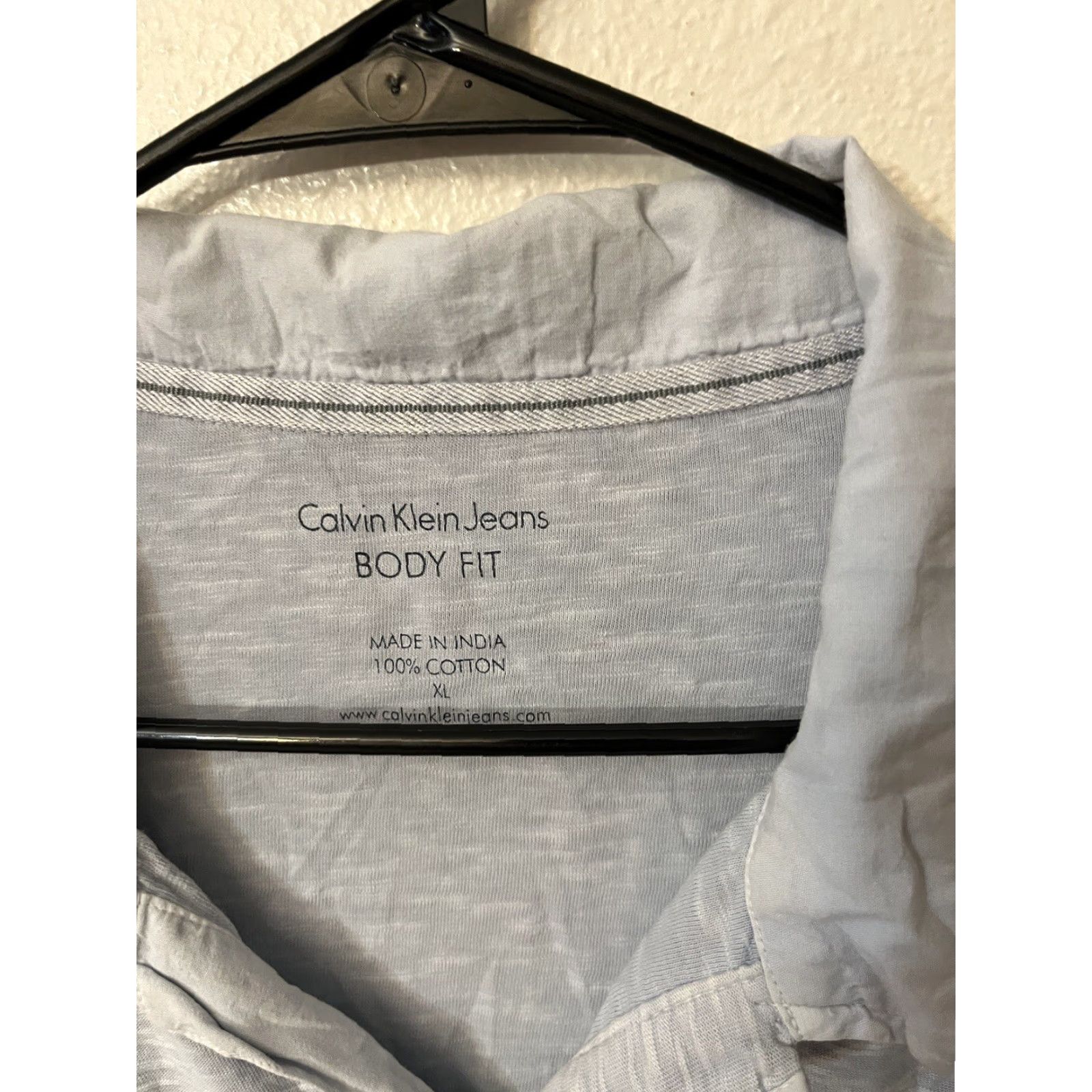 Calvin Klein Calvin Klein Jeans Polo Shirt Short Sleeve Men's Body fit XL Blue Polo Shirt Mens XL Blue Calvin Klein Jeans Body fit Polo Short Sleeve Size US XL / EU 56 / 4 - 2 Thumbnail