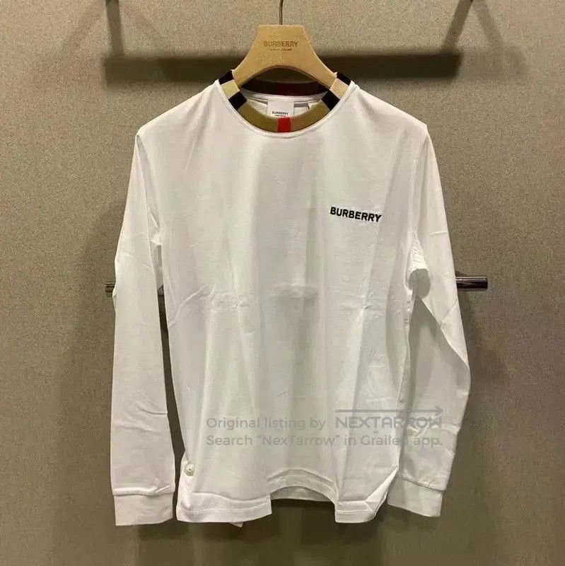 Burberry Burberry Women's Long Sleeve Logo T-Shirt. Size M / US 6-8 / IT 42-44 - 1 Thumbnail