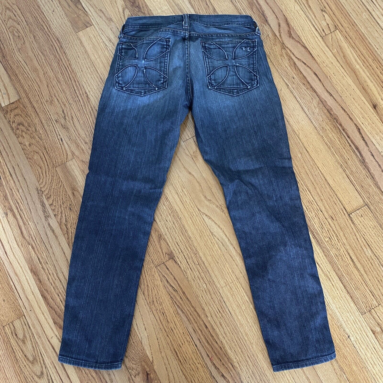 Other VINTAGE Habitual Low-Rise Skinny Studded Ankle Jean Pockets Size 25" / US 0 / IT 36 - 5 Thumbnail
