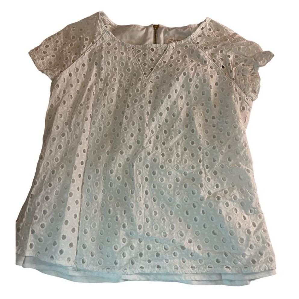 Designer Sail To Sable White Eyelet Short sleeve top Size M Size M / US 6-8 / IT 42-44 - 1 Thumbnail