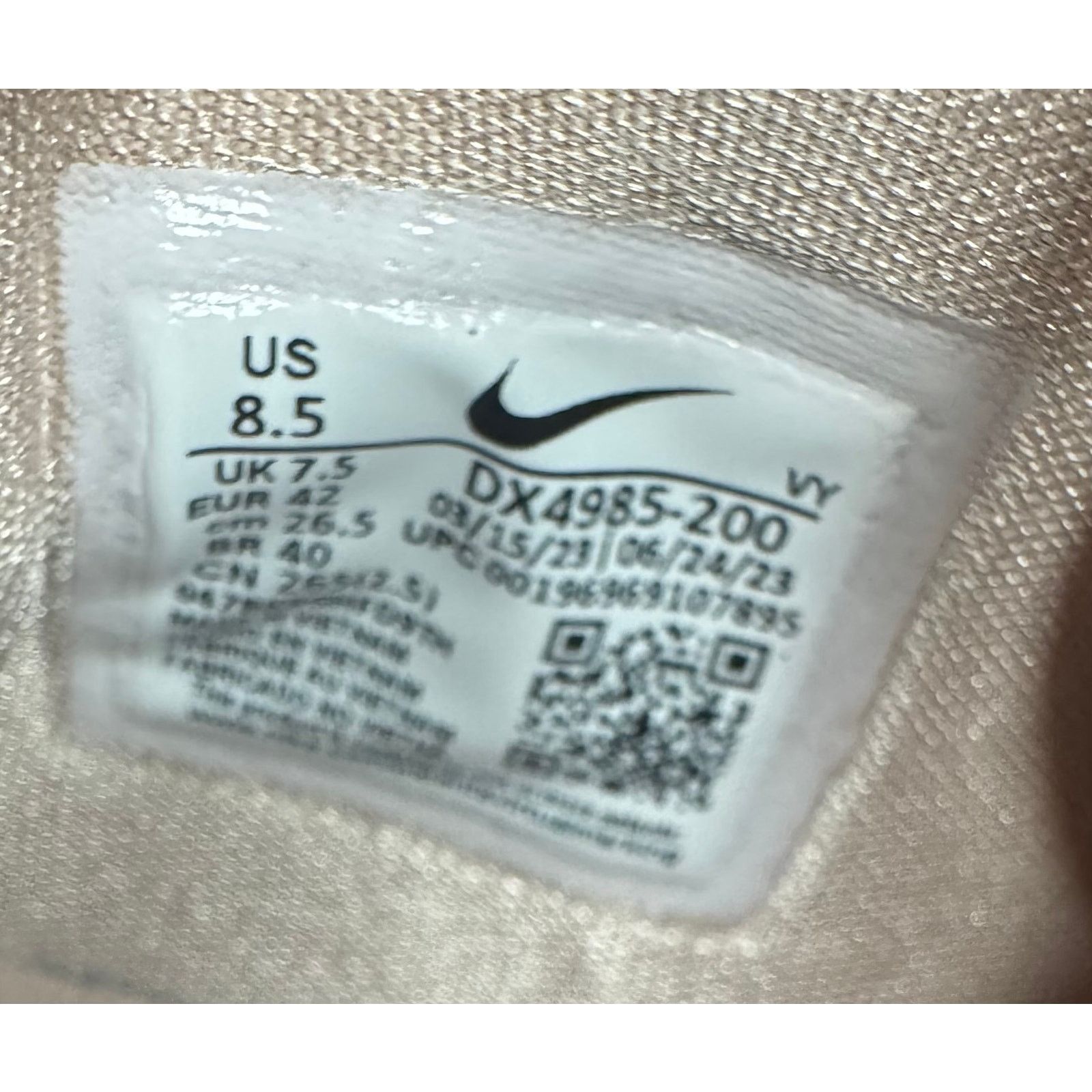 Nike Nike Zoom Freak 5 Fossil Stone Mens Basketball DX4985-200 Size ONE SIZE - 8 Thumbnail