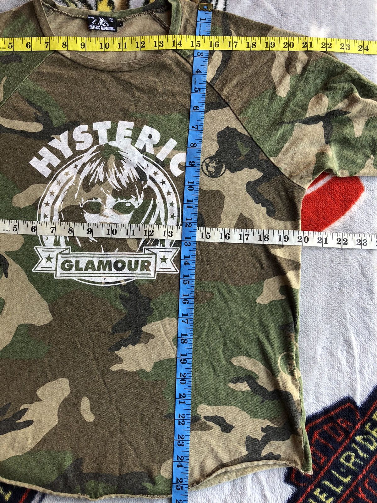 Hysteric Glamour Rare Hysteric Glamour Army Camouflage Shirt Tee Size US L / EU 52-54 / 3 - 11 Thumbnail