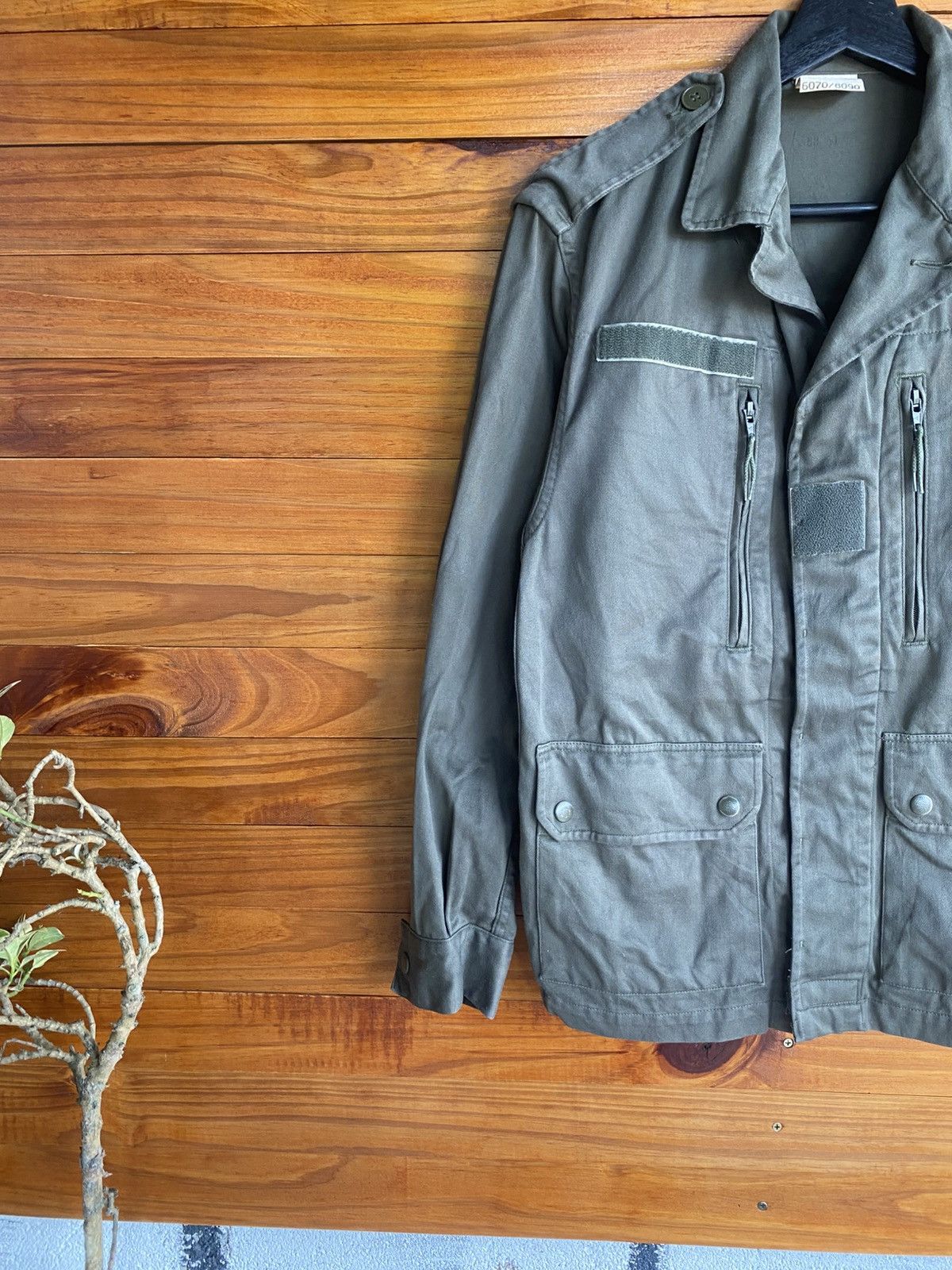 Vintage Vintage 1987 French Military Jacket – Olive Green, Size US S / EU 44-46 / 1 - 7 Thumbnail