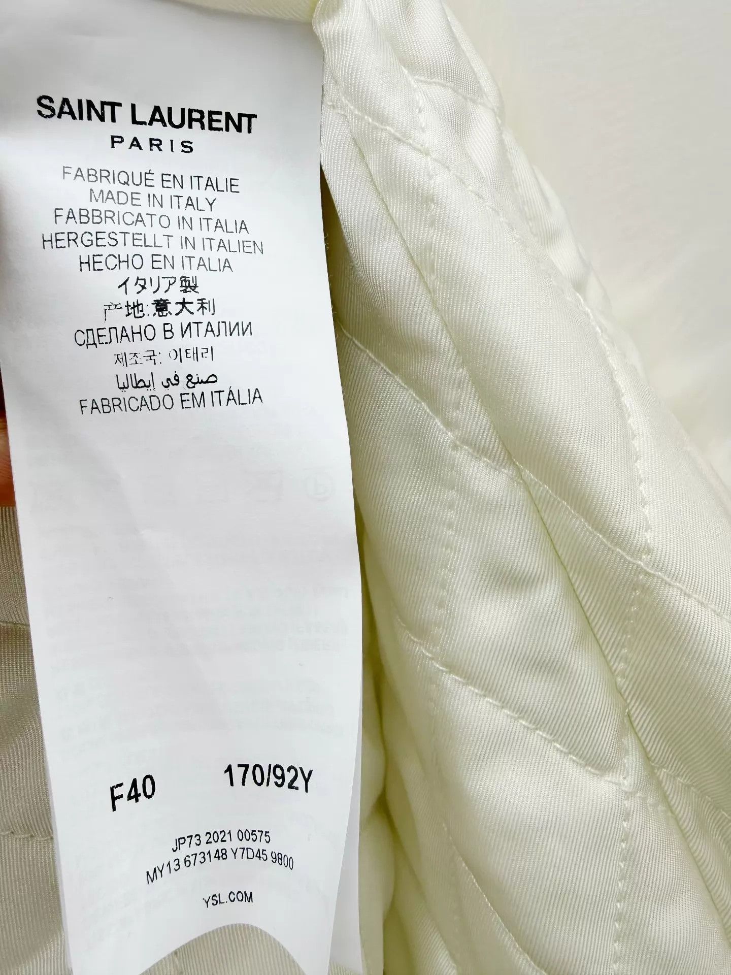 Saint Laurent Paris Saint Laurent New with tags 40 jacket Size S / US 4 / IT 40 - 4 Thumbnail