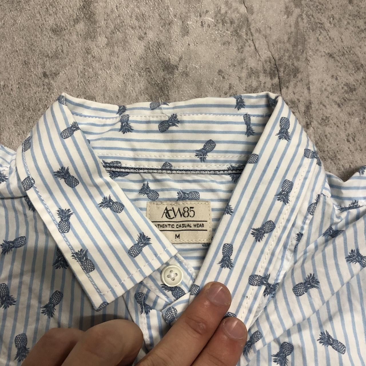 Other Blue and white striped button-up shirt #stripes Size US M / EU 48-50 / 2 - 3 Thumbnail
