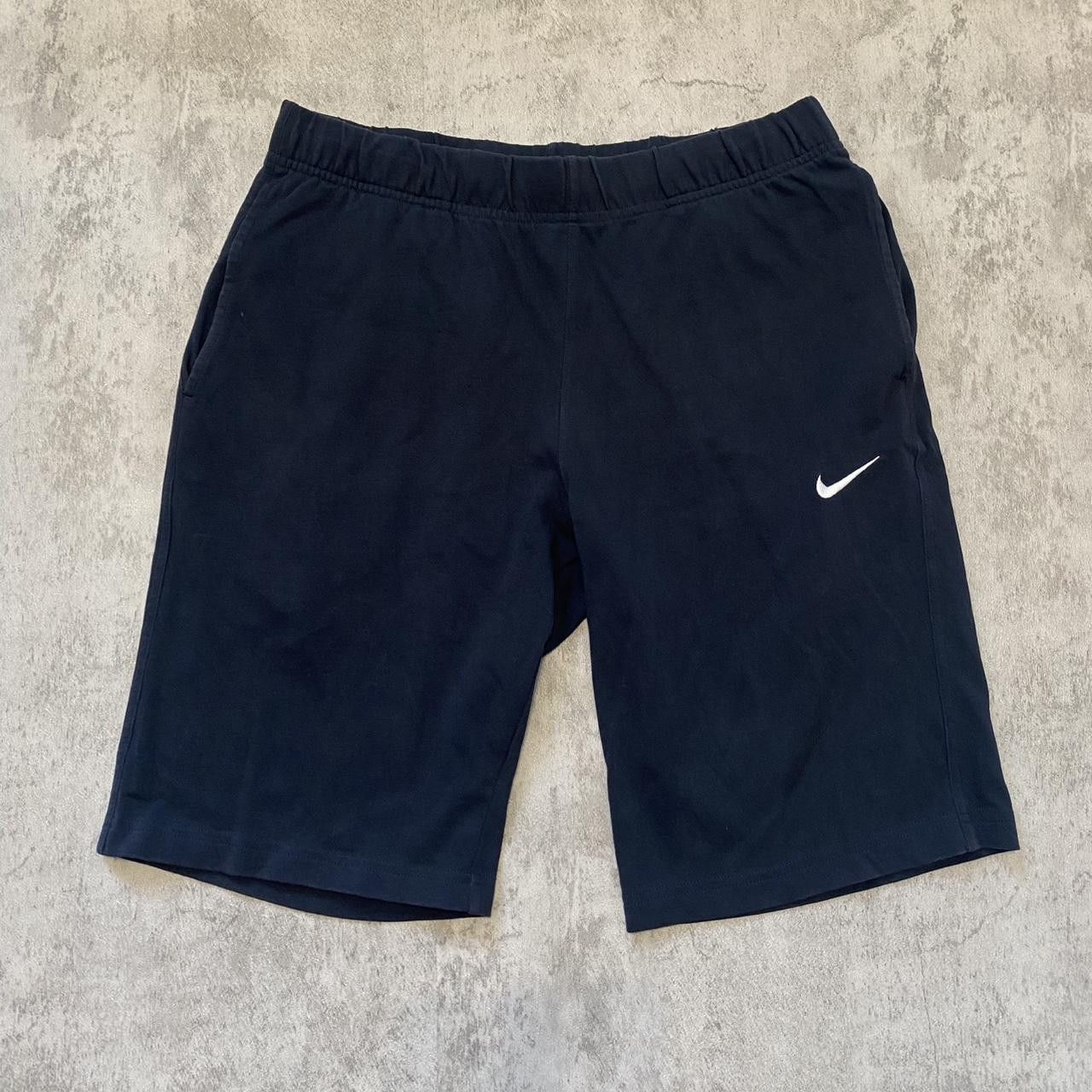 Nike Navy Shorts Nike rap hip hop Sportswear vintage y2k Size US 32 / EU 48 - 1 Thumbnail