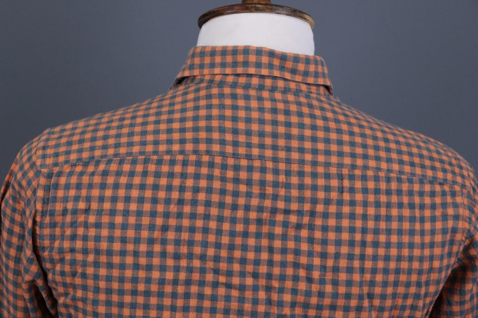 Etro Etro Milano Brown Check Button Down Shirt Size 39 Size US M / EU 48-50 / 2 - 11 Thumbnail