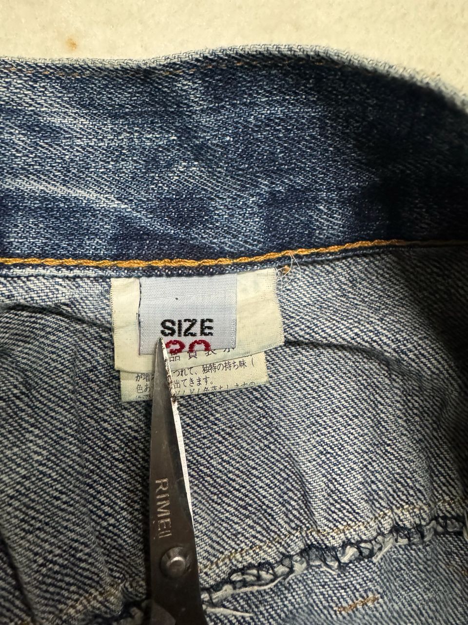 Undercover 💥Double Waist💥Insane 90s 🇯🇵 Double Waist Zipper Painted Jeans Size US 34 / EU 50 - 9 Thumbnail