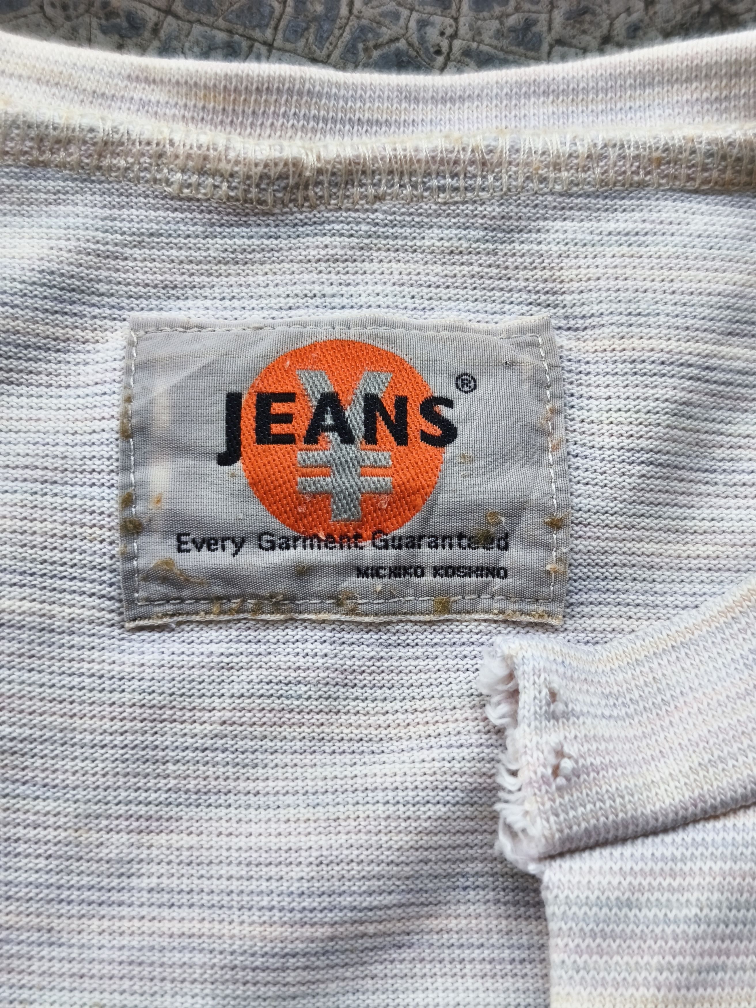 Michiko Koshino Vtg 90s Yen Jeans Michiko Koshino Distressed Orange Floral M Size US M / EU 48-50 / 2 - 8 Thumbnail