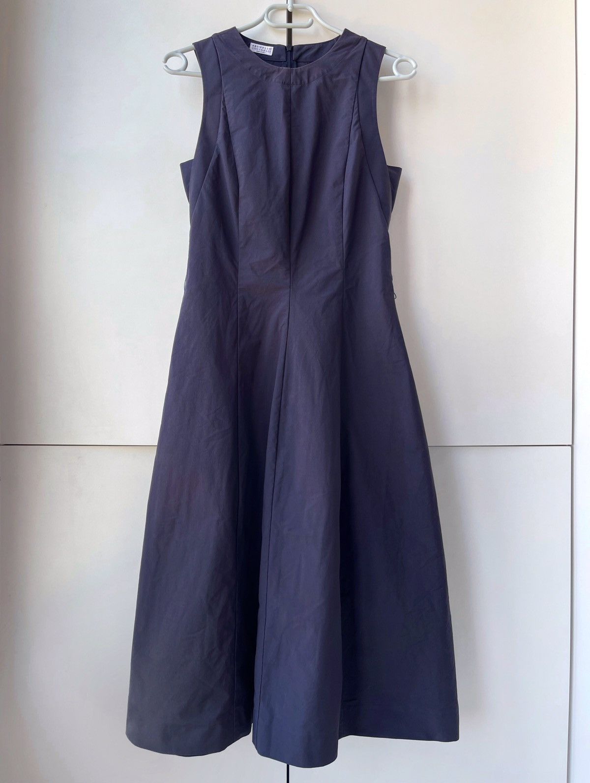 image of Brunello Cucinelli Dress in Dark Gray, Women's (Size Medium)