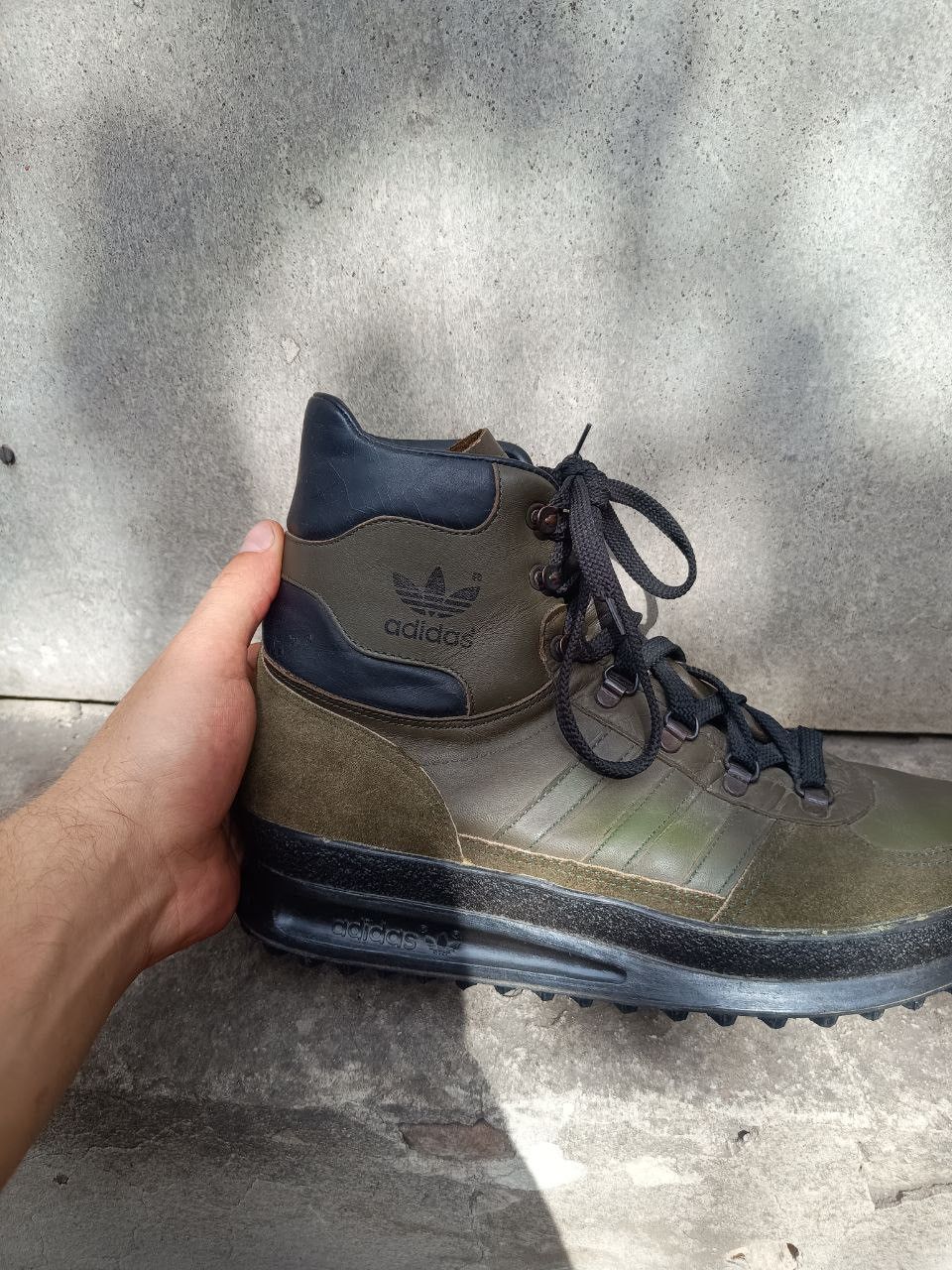 Vintage Adidas Alaska vintage 1990th hightop sneakers boots 44.5 sz Size US 10.5 / EU 43-44 - 2 Thumbnail