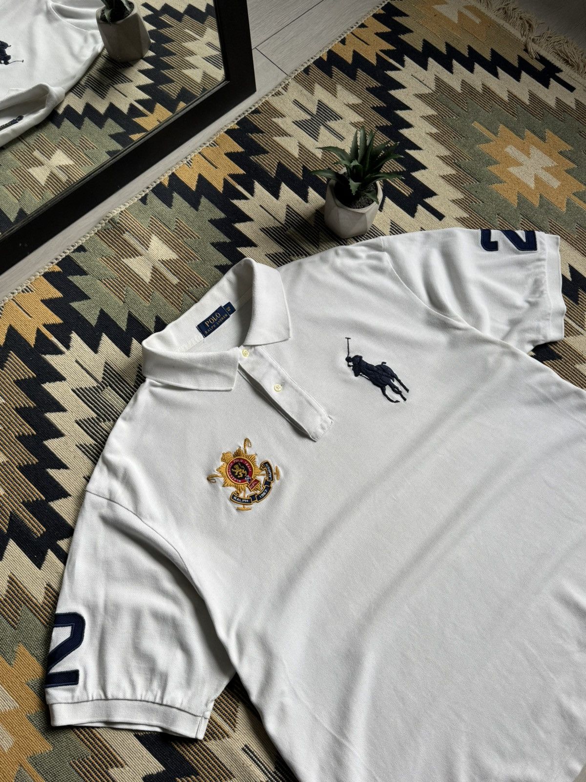 Polo Ralph Lauren Vintage Polo Ralph Lauren Black Watch Big Pony #3 T-shirt Size US XL / EU 56 / 4 - 4 Thumbnail
