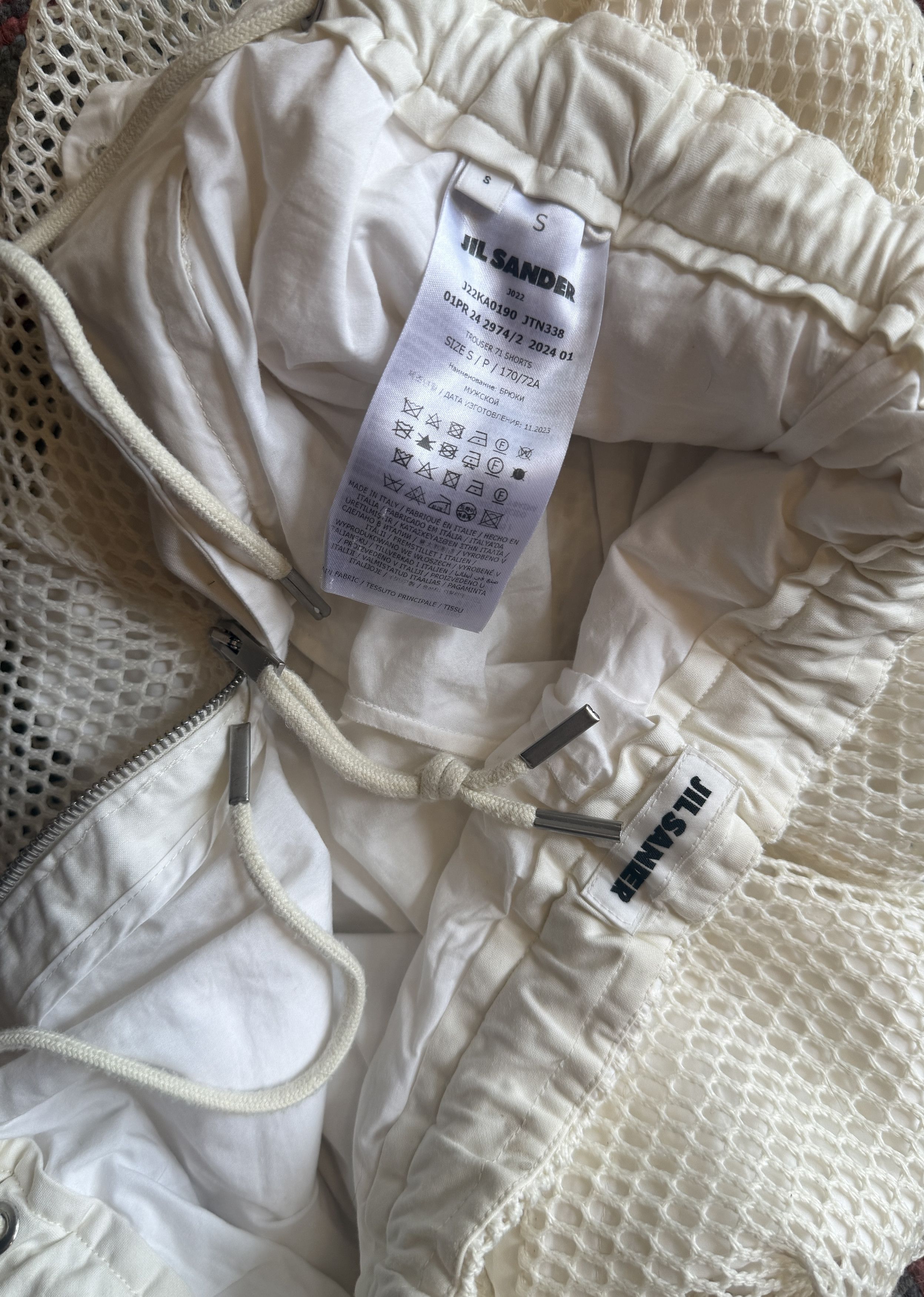 Jil Sander Mesh Cotton Shorts Size US 30 / EU 46 - 5 Thumbnail