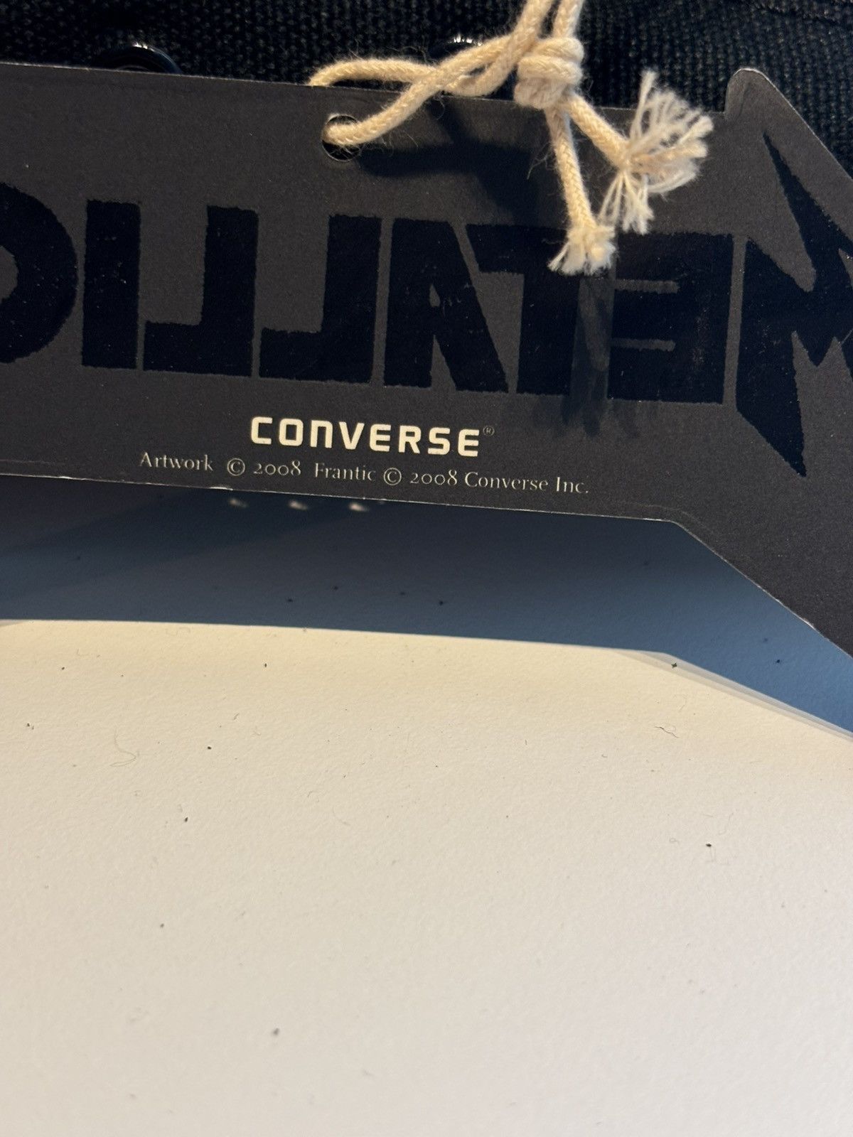 Converse 2008 Metallica Black Album x Converse Size US 8.5 / EU 41-42 - 3 Thumbnail