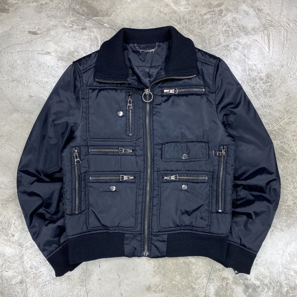 Dolce & Gabbana FW07 Multi Zipper Bomber Jacket Size US S / EU 44-46 / 1 - 1 Thumbnail