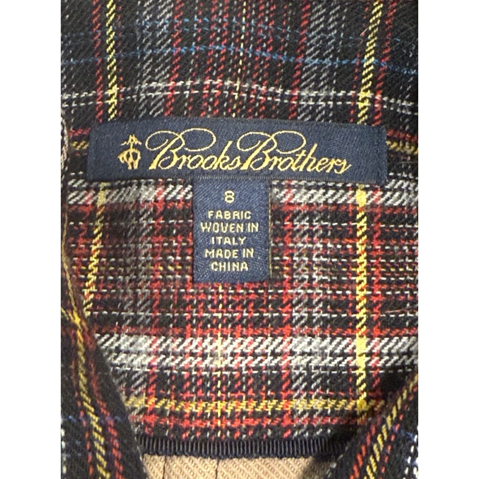 Brooks Brothers VINTAGE Brooks Brothers Blazer Jacket Plaid Wool Blend Size 8 Classic Size M / US 6-8 / IT 42-44 - 6 Thumbnail