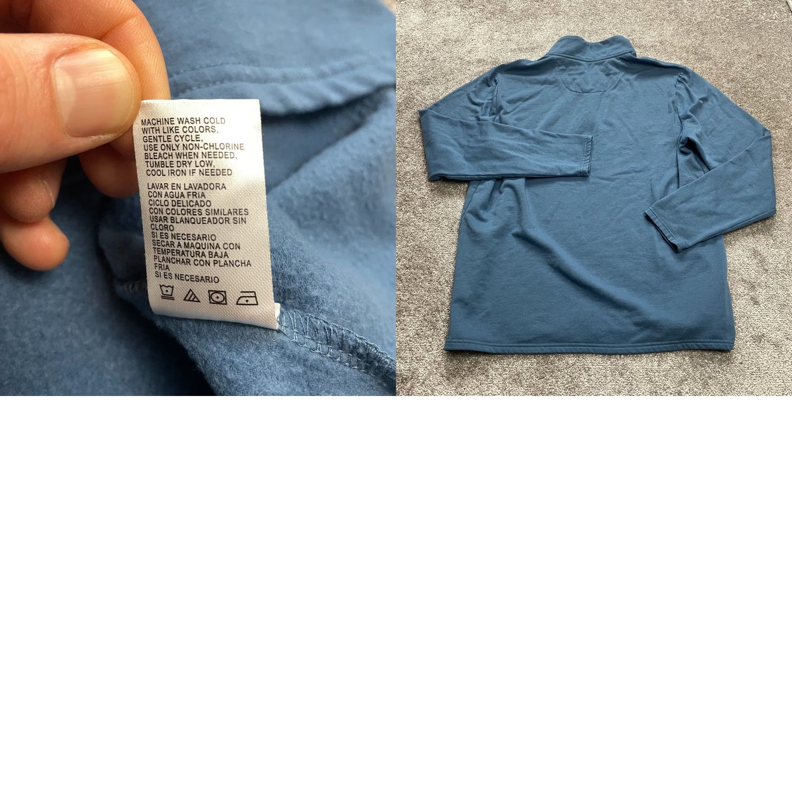 Weatherproof Weatherproof Sweatshirt Jacket Mens XL Blue 1/4 Zip All Seasons - Shirt Size US XL / EU 56 / 4 - 9 Thumbnail