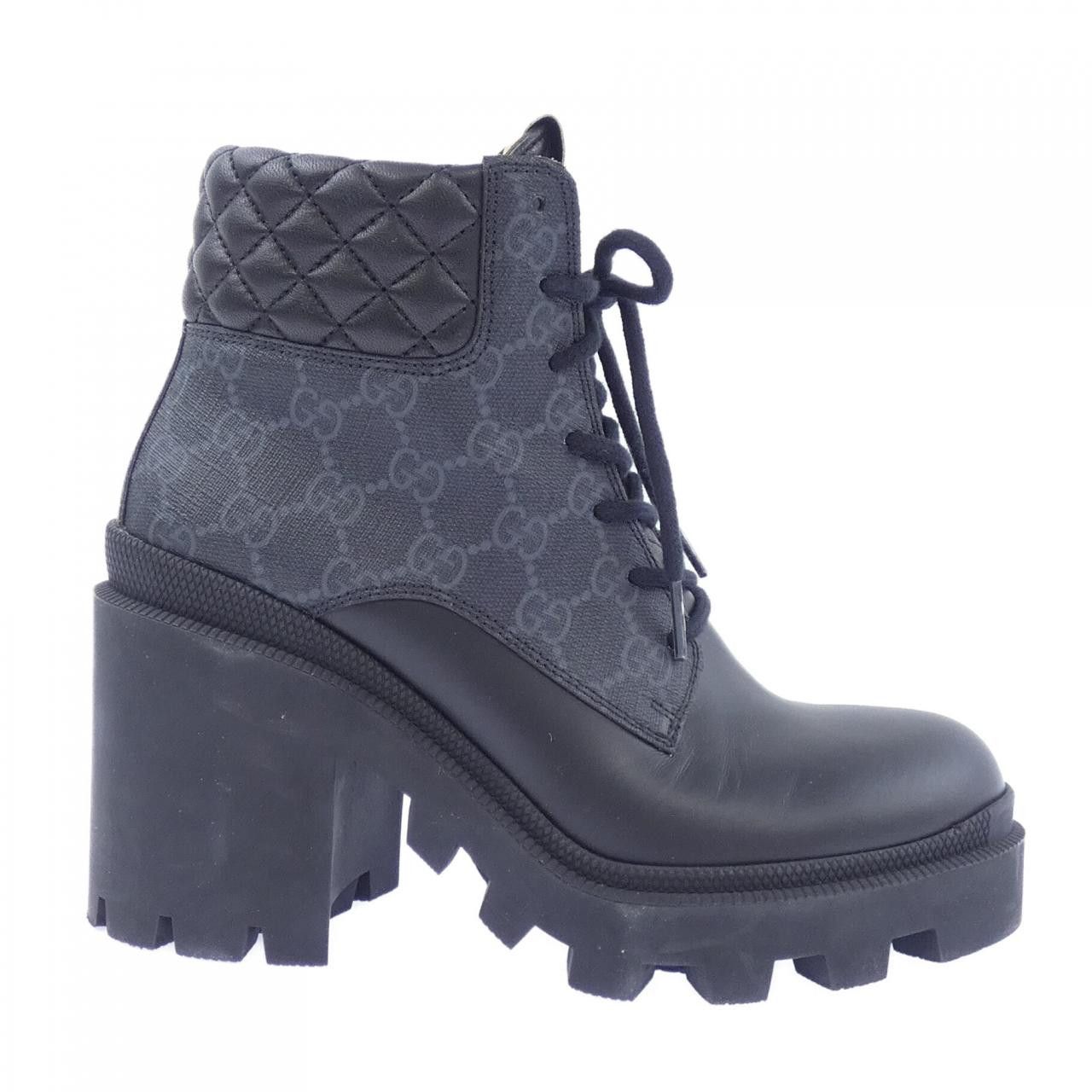 Gucci Gucci Gucci Leather Boots Leather Shoes 659691 DUTY FREE for USA Size ONE SIZE - 1 Thumbnail