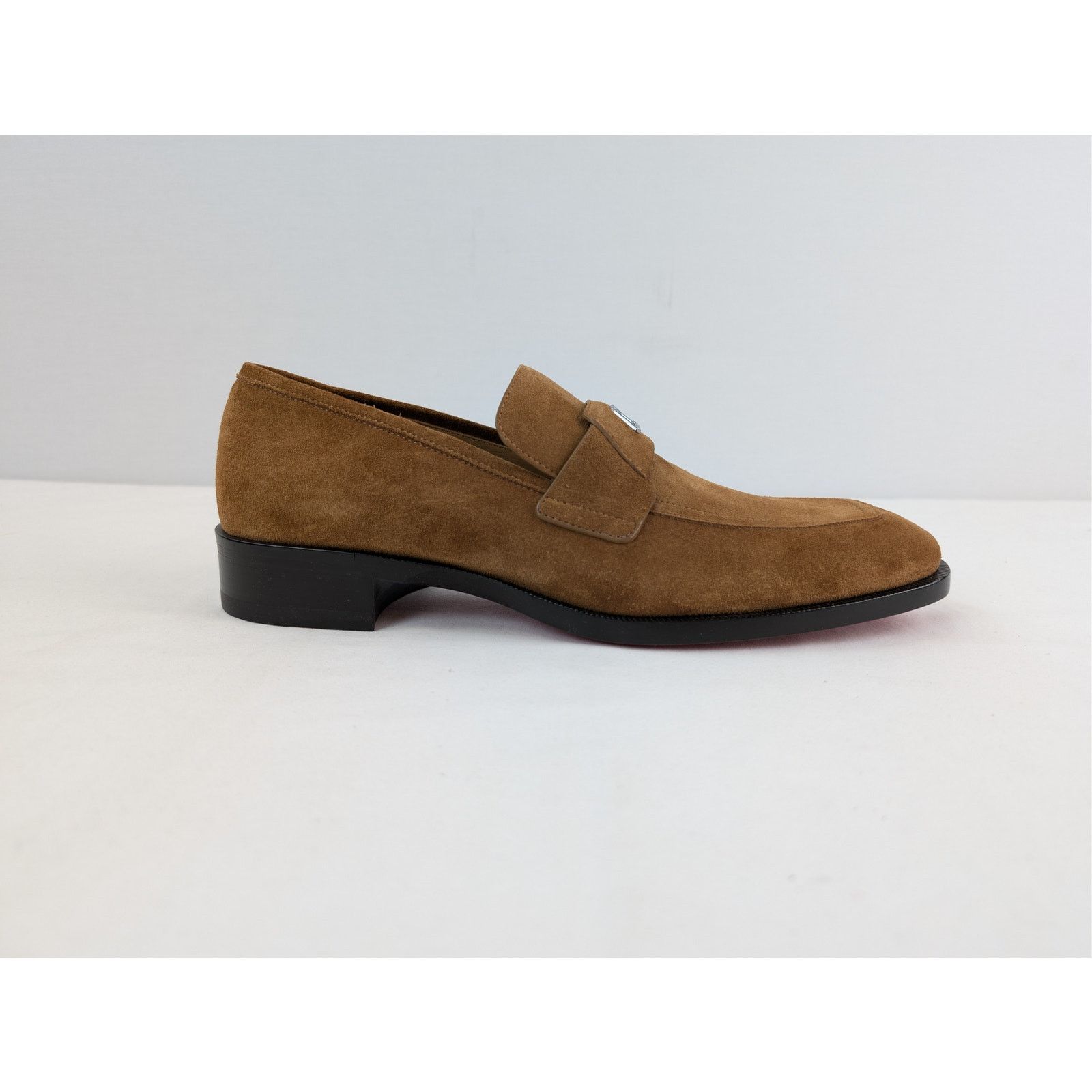 Christian Louboutin o1rshd1 Brown Suede Loafers Shoes Boots in Black Sole 46 Size US 13 / EU 46 - 3 Thumbnail