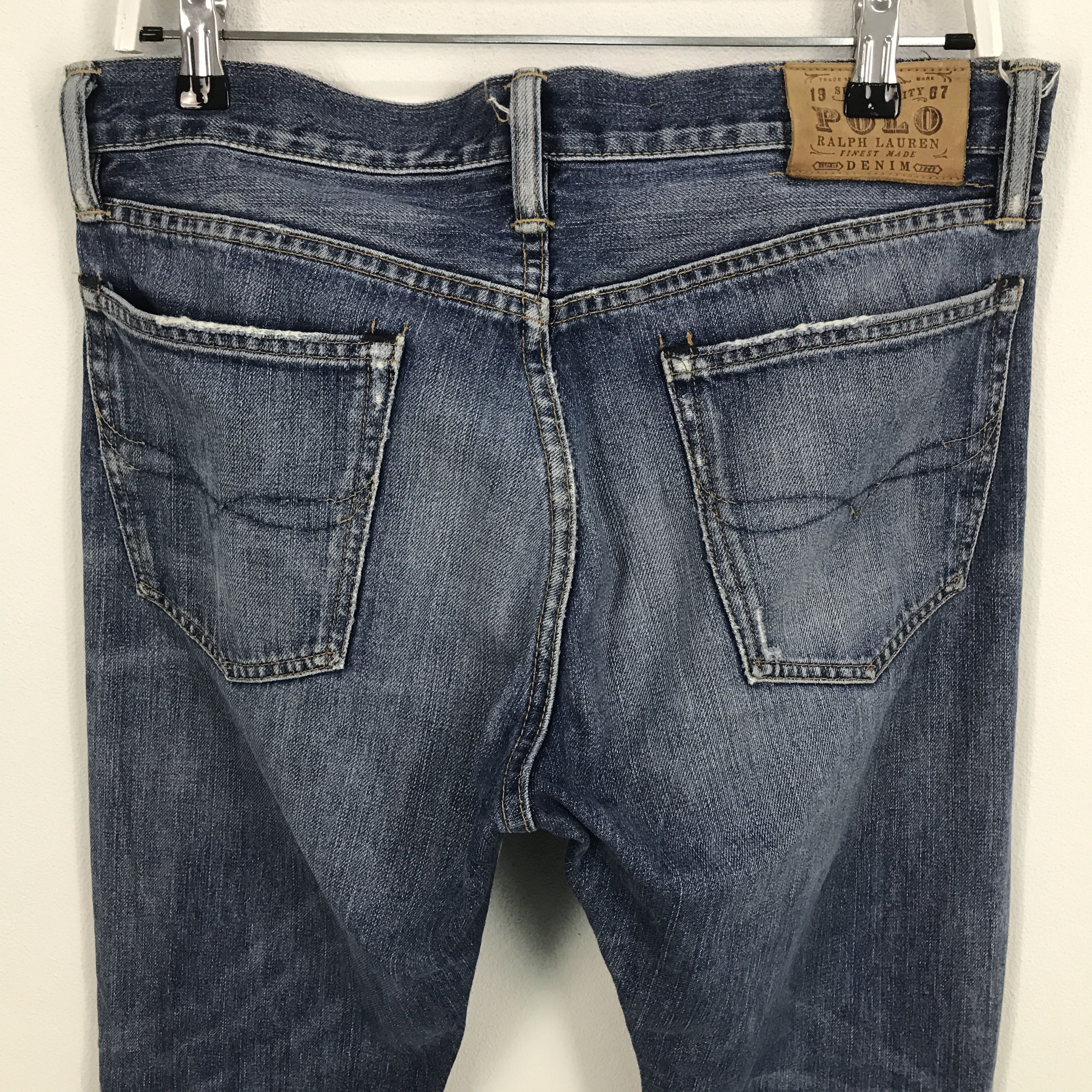Polo Ralph Lauren Rare Polo Ralph Lauren distressed denim Jeans Size US 32 / EU 48 - 6 Thumbnail