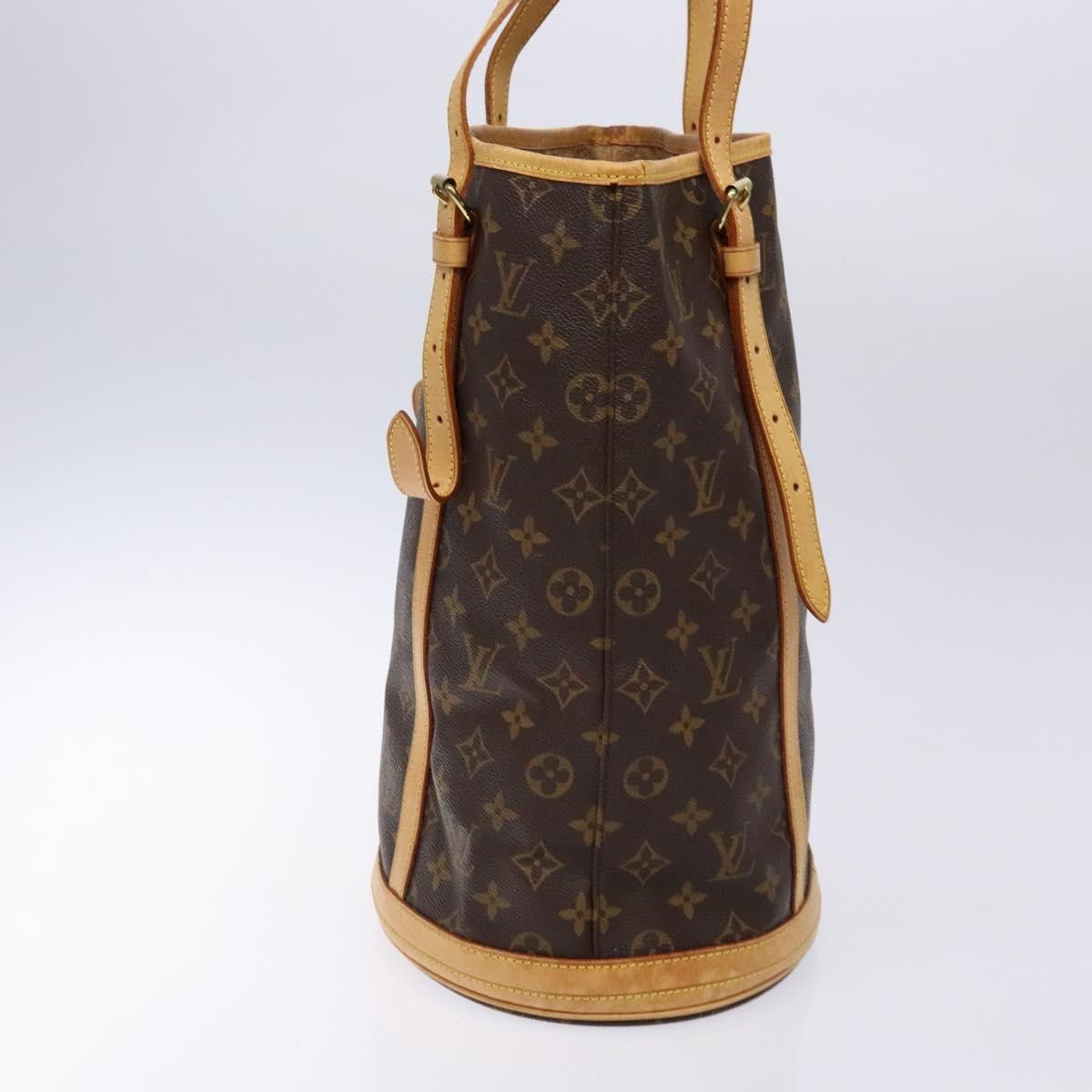 Louis Vuitton LOUIS VUITTON Monogram Bucket GM Shoulder Bag M42236 Size ONE SIZE - 4 Thumbnail