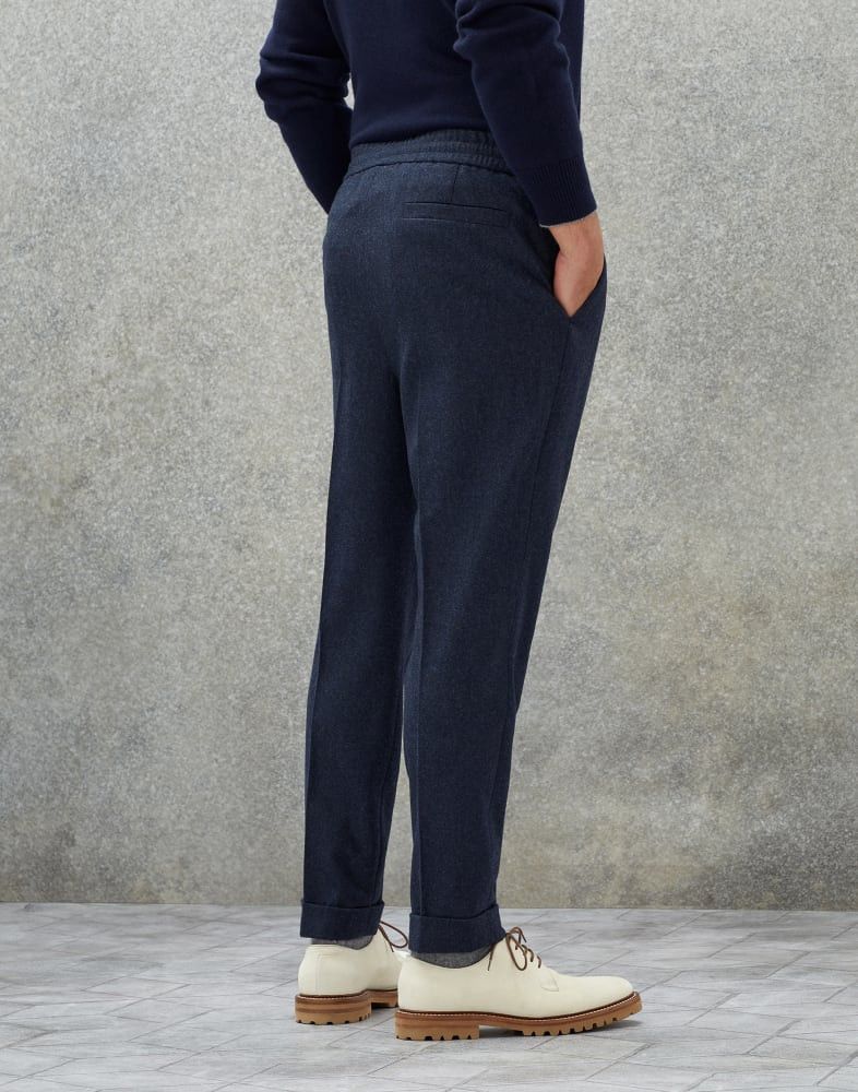 Brunello Cucinelli o1w1db10924 Pants in Blue Size US 34 / EU 50 - 3 Thumbnail