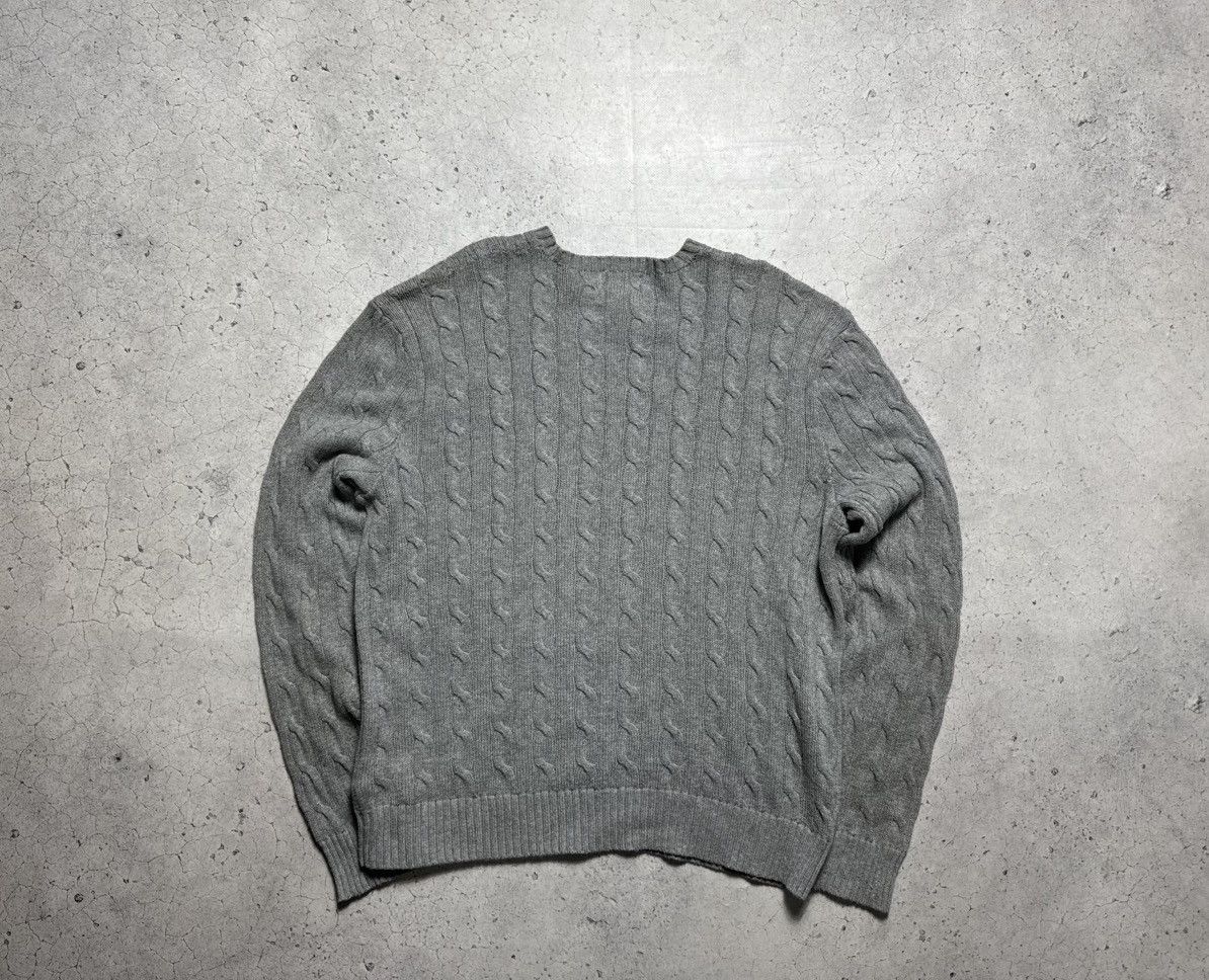Polo Ralph Lauren Polo Ralph Lauren Knitted Sweater Grey Size XL Size US XL / EU 56 / 4 - 8 Thumbnail