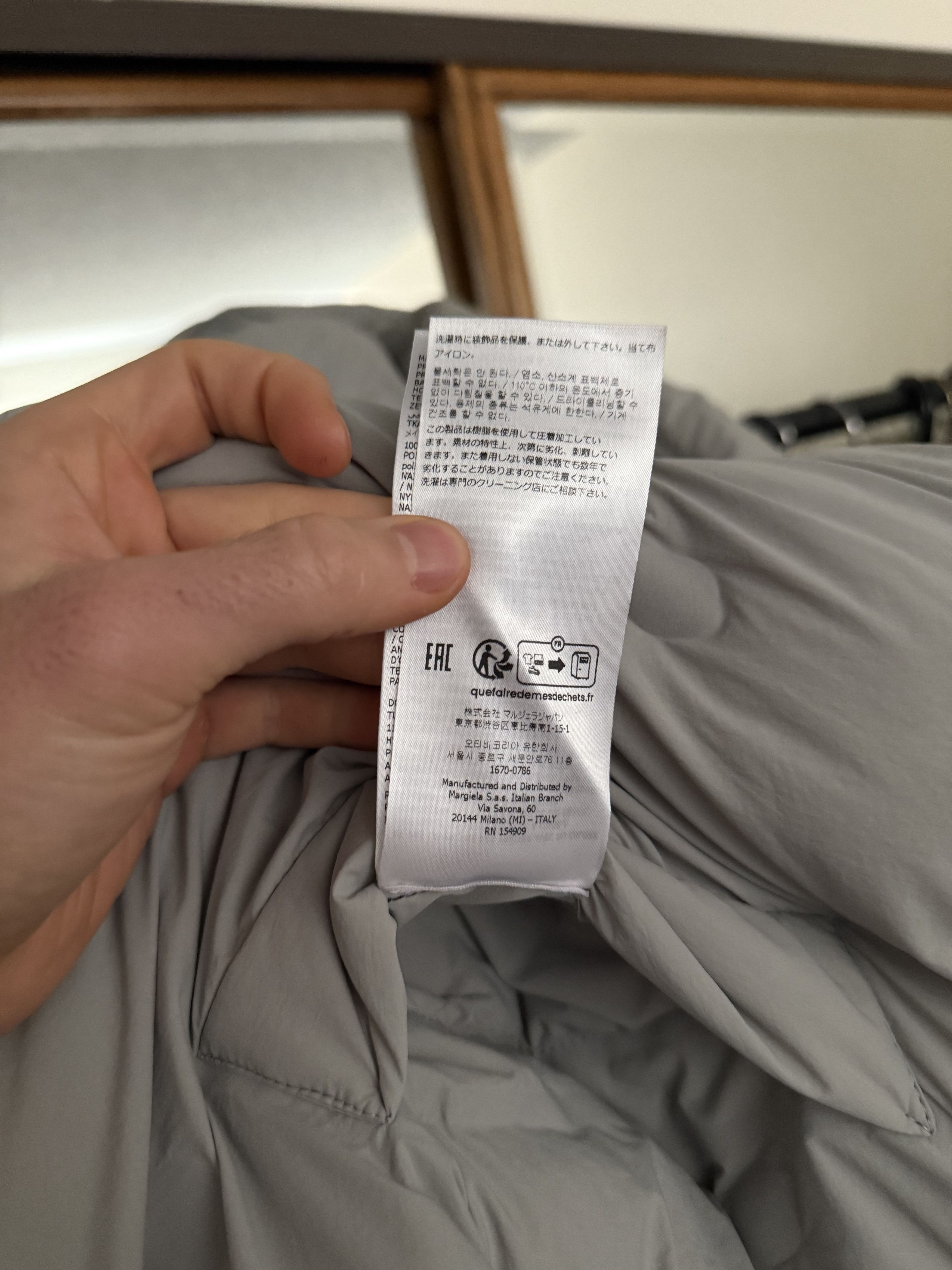 Maison Margiela GRAIL Grey Tufted Duvet Quilted Puffer Coat Size US M / EU 48-50 / 2 - 19 Thumbnail
