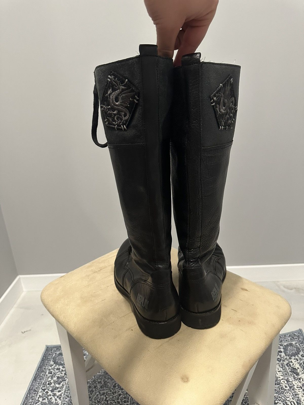 A.S.98 A.S.98 Type Avant Garde Leather High Boots Gothic Punk Size US 8 / IT 38 - 12 Thumbnail