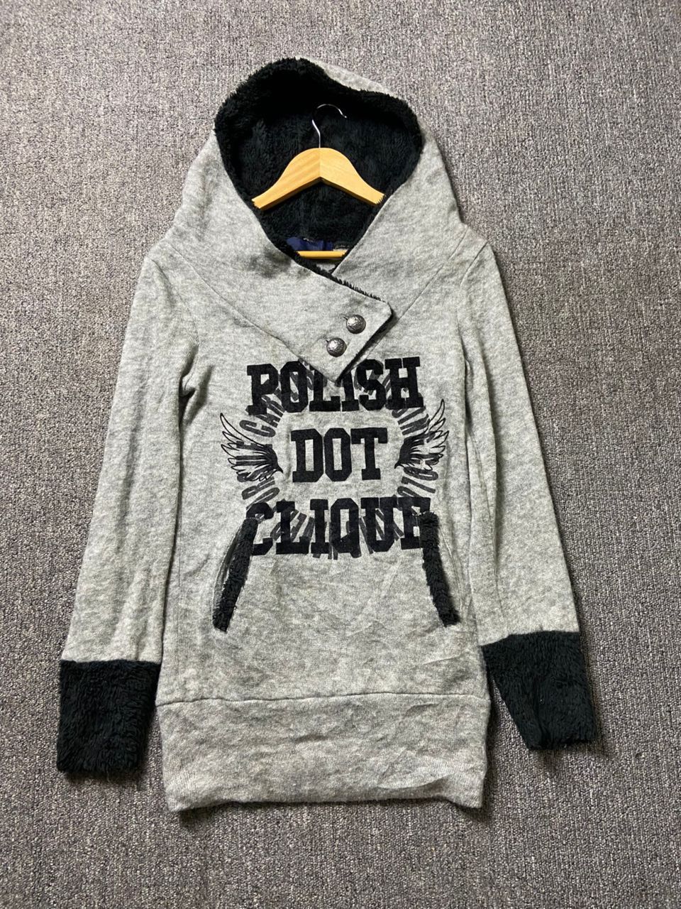 Dig Deep Dig Deep Polish Dot Clique Double Hoodie Pullover (189) Size US M / EU 48-50 / 2 - 1 Thumbnail