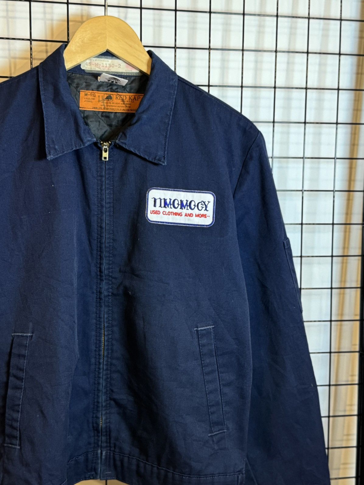 Red Kap vintage navy blue Red Kap from the 1980s"Tim" patch. Size US M / EU 48-50 / 2 - 4 Thumbnail