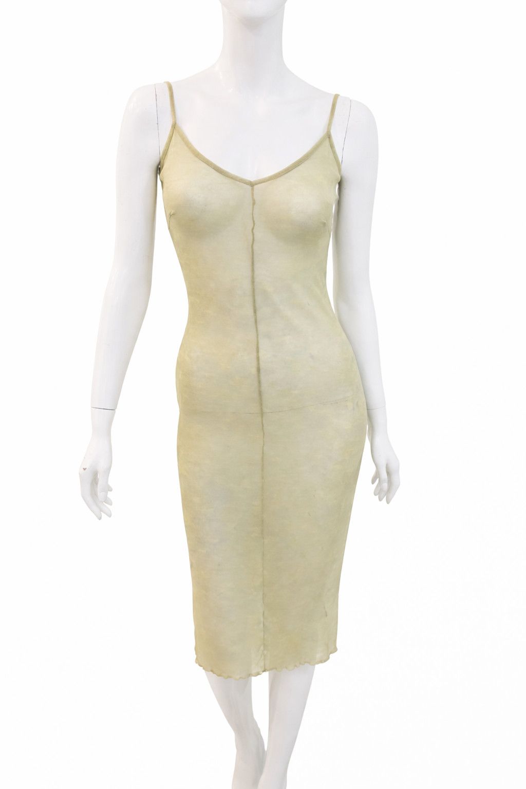 Jean Paul Gaultier Jean Paul Gaultier Mesh Khaki Military Green Dye Tie Dress Size M / US 6-8 / IT 42-44 - 6 Thumbnail